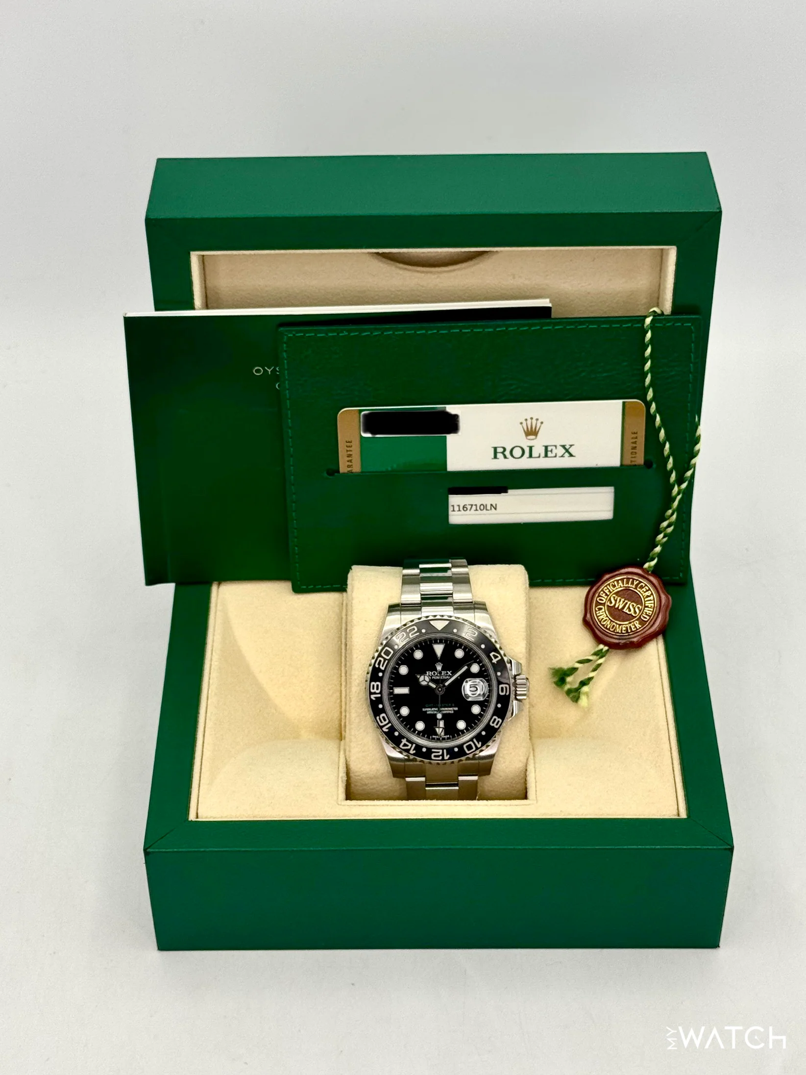 2014 Rolex GMT-Master II 40mm 116710LN Stainless Steel Black Dial - Image 9