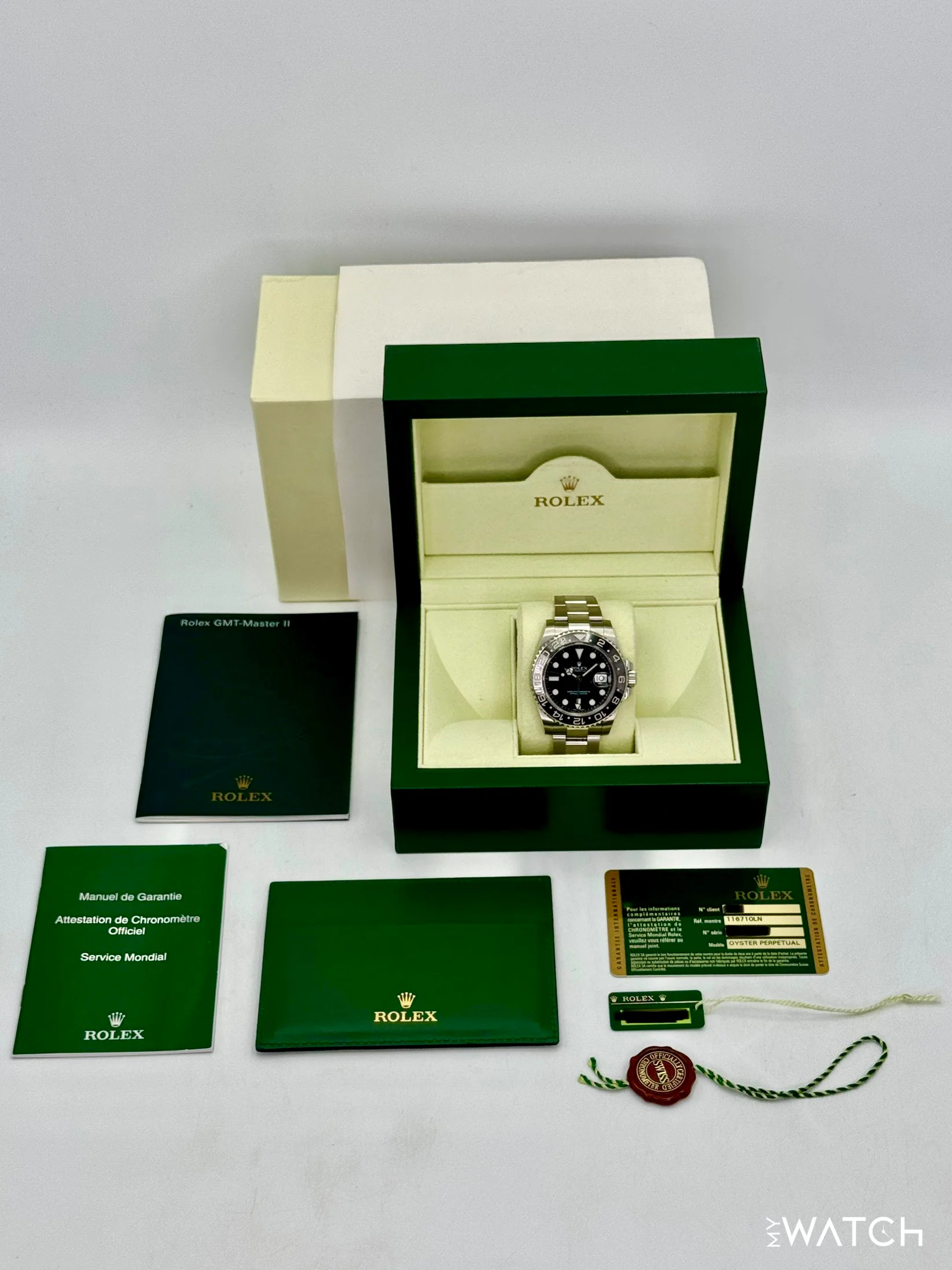 2014 Rolex GMT-Master II 40mm 116710LN Stainless Steel Black Dial - Image 10