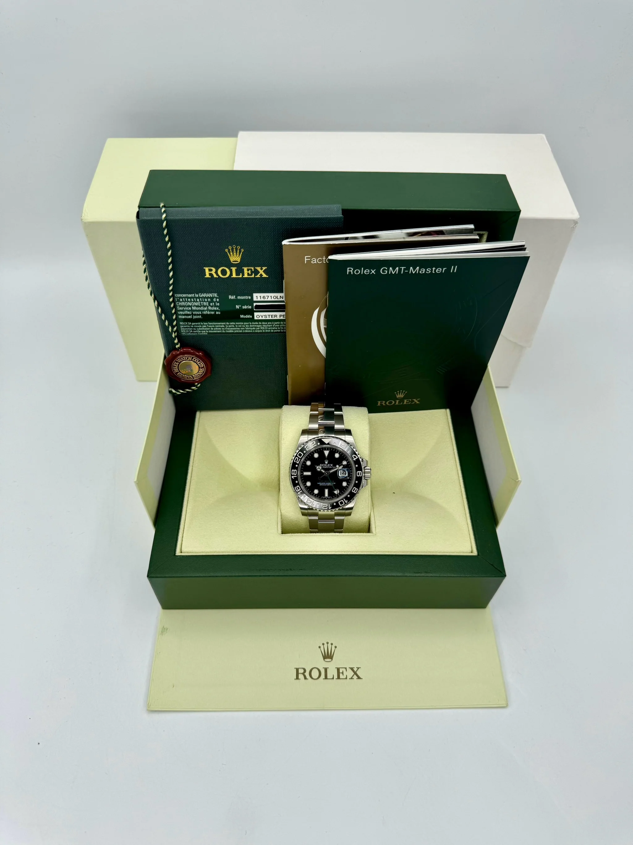 2014 Rolex GMT-Master II 40mm 116710LN Stainless Steel Black Dial - Image 12