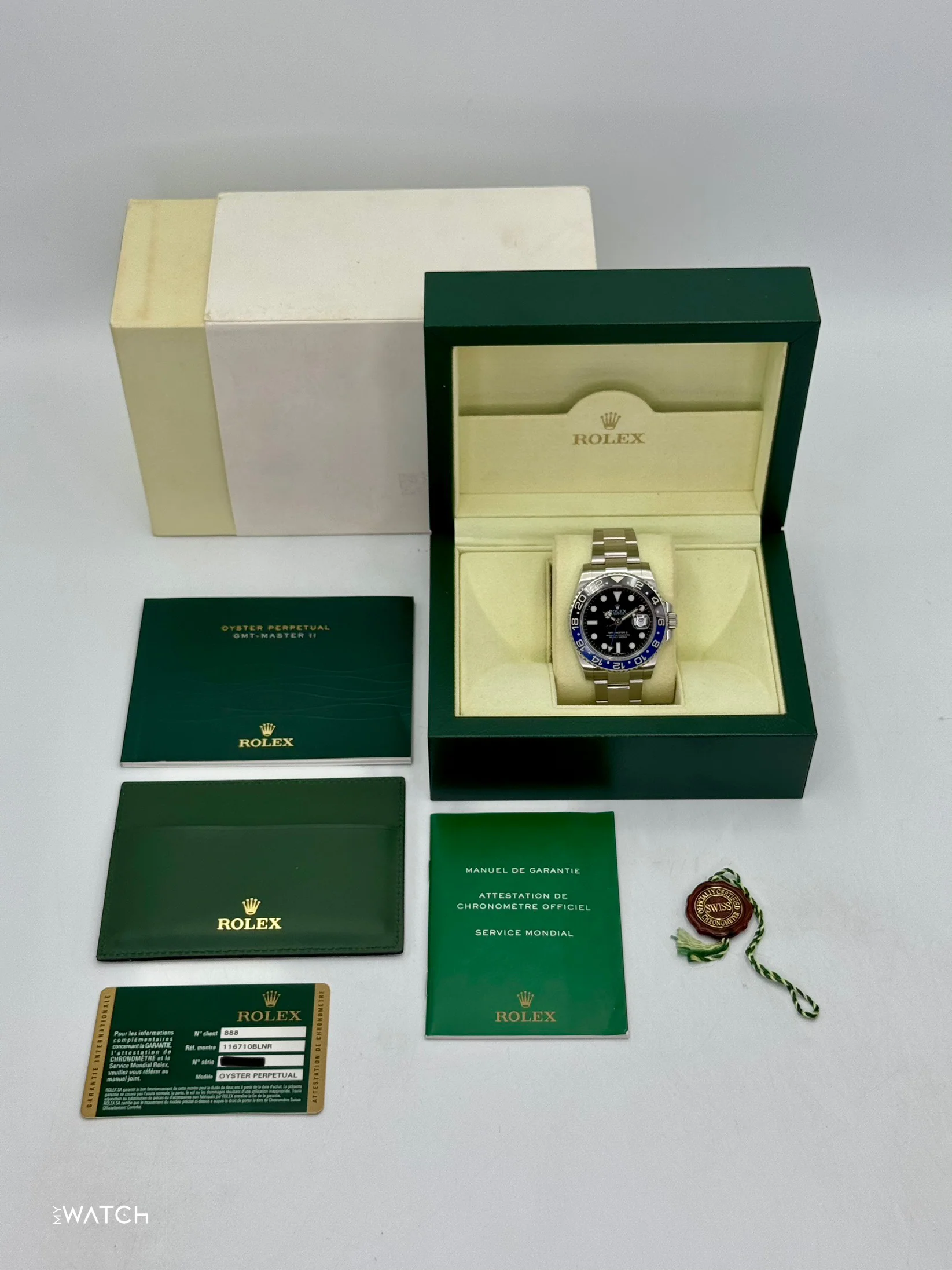 2014 Rolex GMT-Master II "Batman" 40mm 116710BLNR Oyster - Image 10