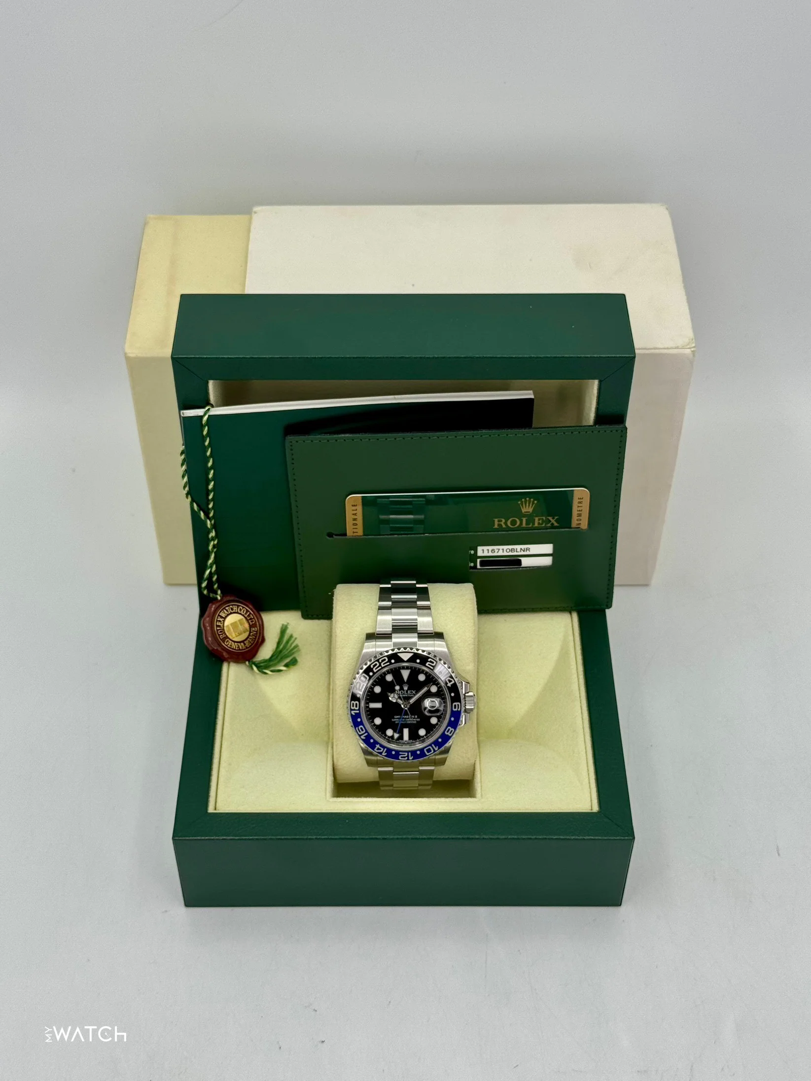 2014 Rolex GMT-Master II "Batman" 40mm 116710BLNR Oyster - Image 9