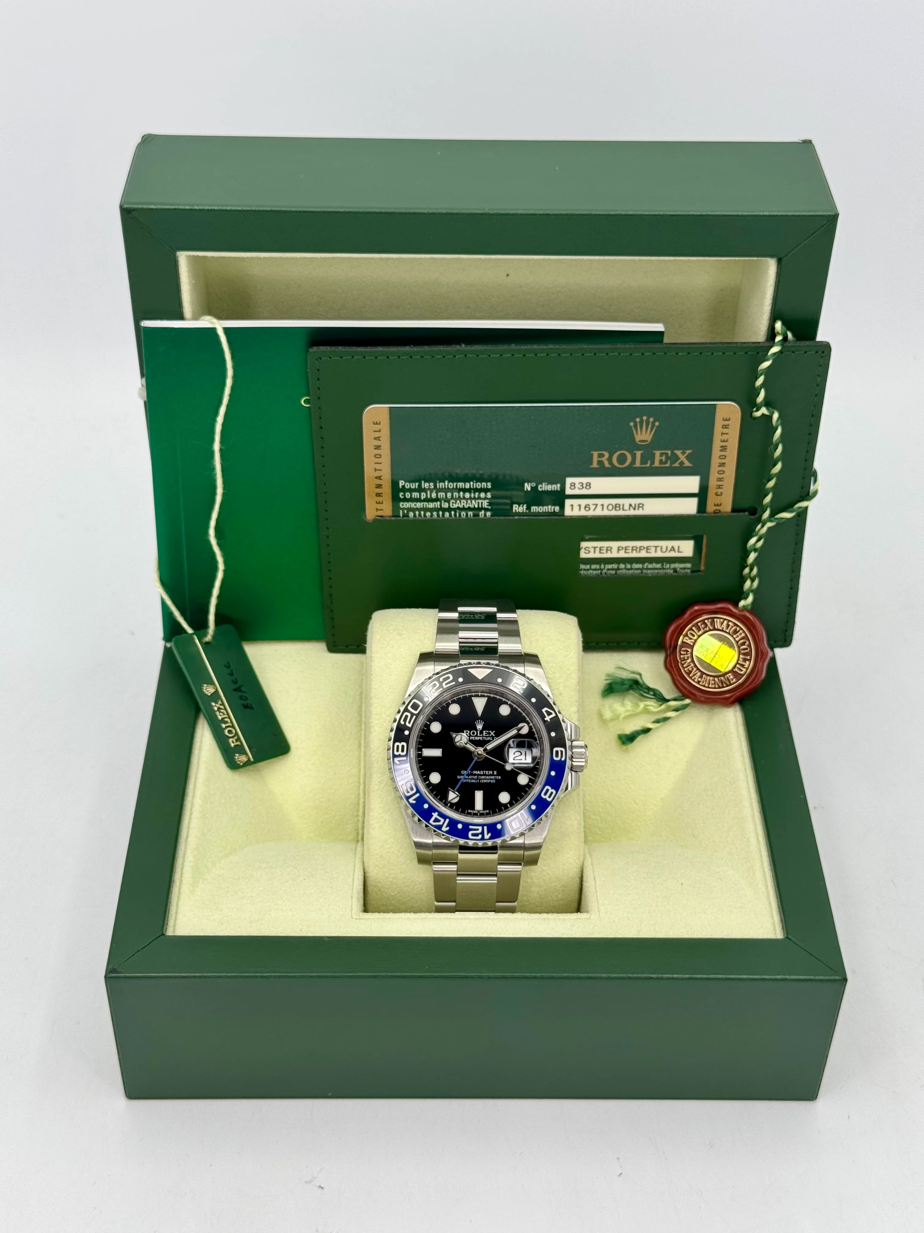 2014 Rolex GMT-Master II “Batman” 40mm 116710BLNR Oyster - Image 11