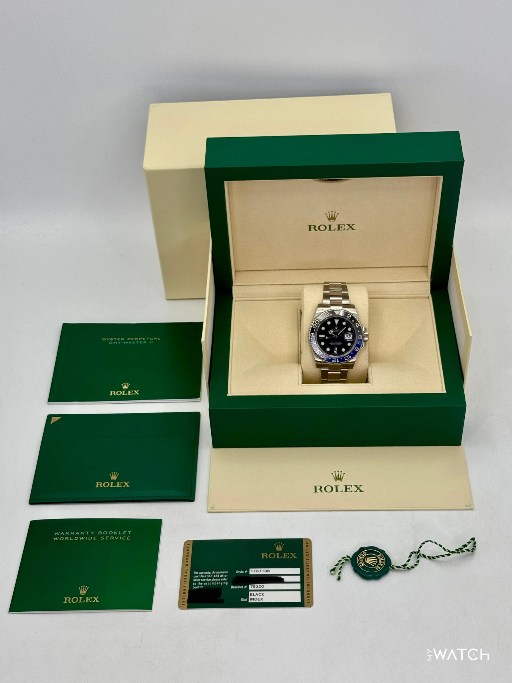 2014 Rolex GMT-Master II "Batman" 40mm 116710BLNR Oyster - Image 10
