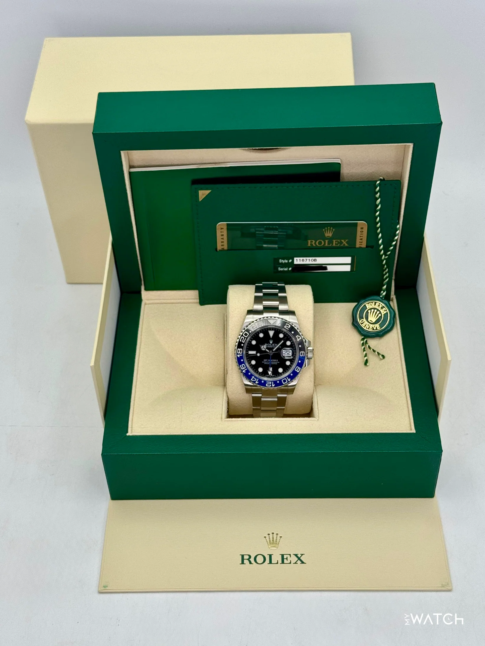 2014 Rolex GMT-Master II "Batman" 40mm 116710BLNR Oyster - Image 9