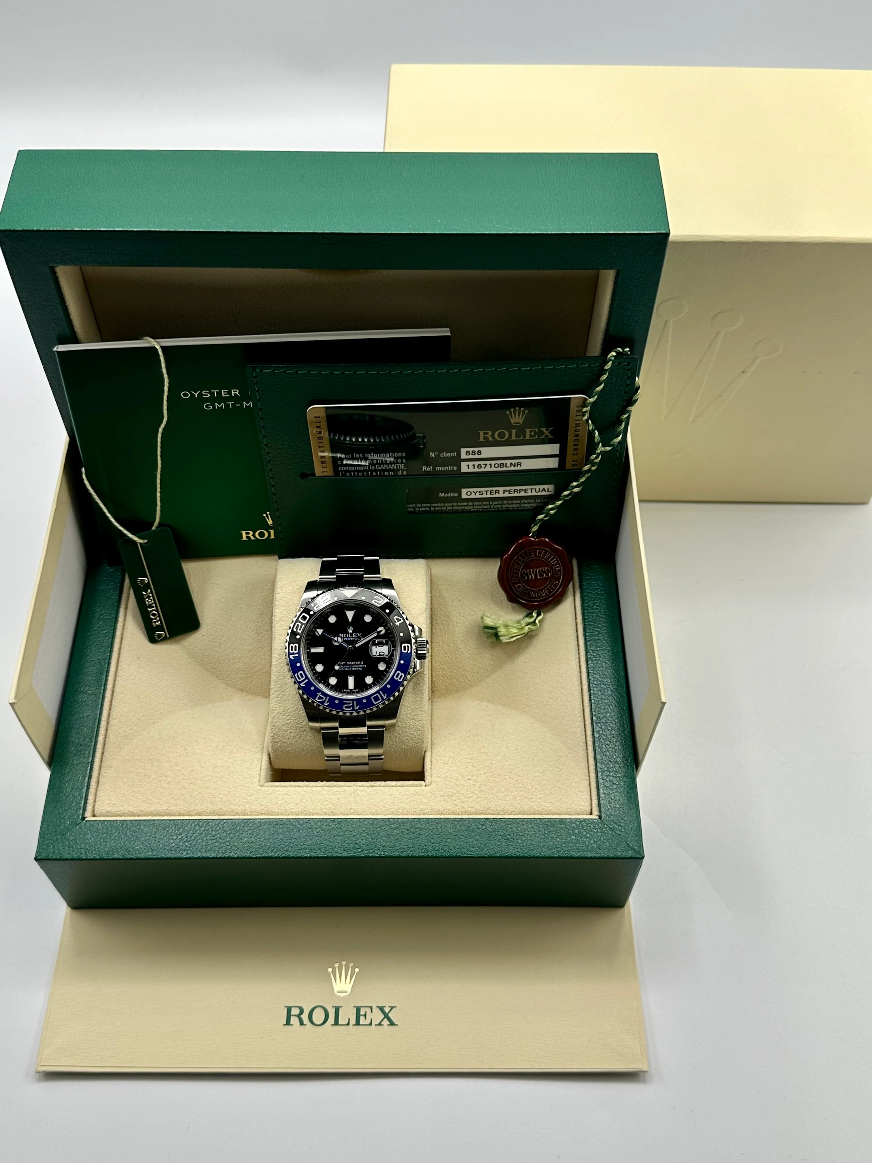 2014 Rolex GMT-Master II "Batman" 40mm 116710BLNR Oyster - Image 11