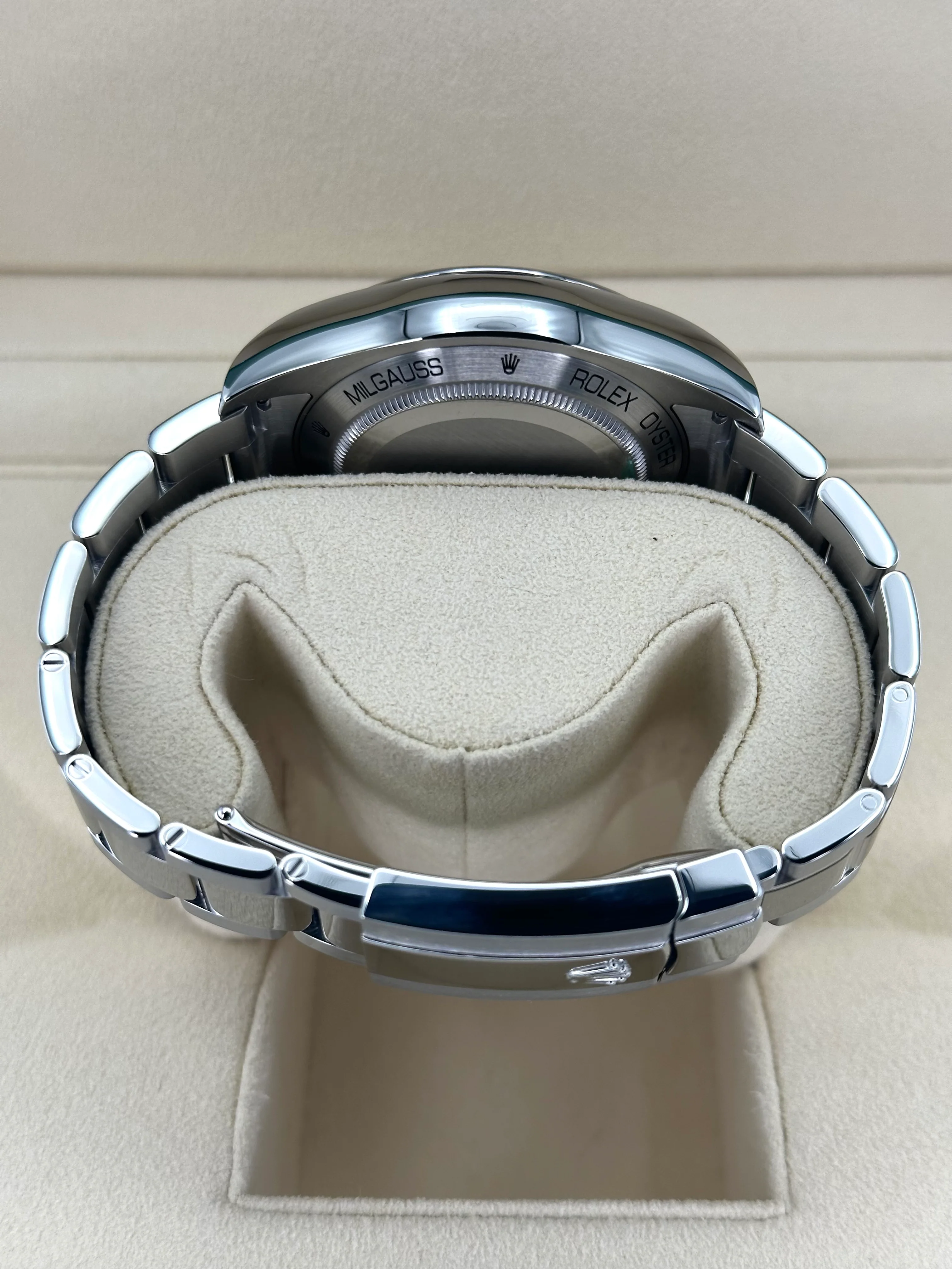 2014 Rolex Milgauss 40mm 116400GV Stainless Steel Black Dial - Image 10