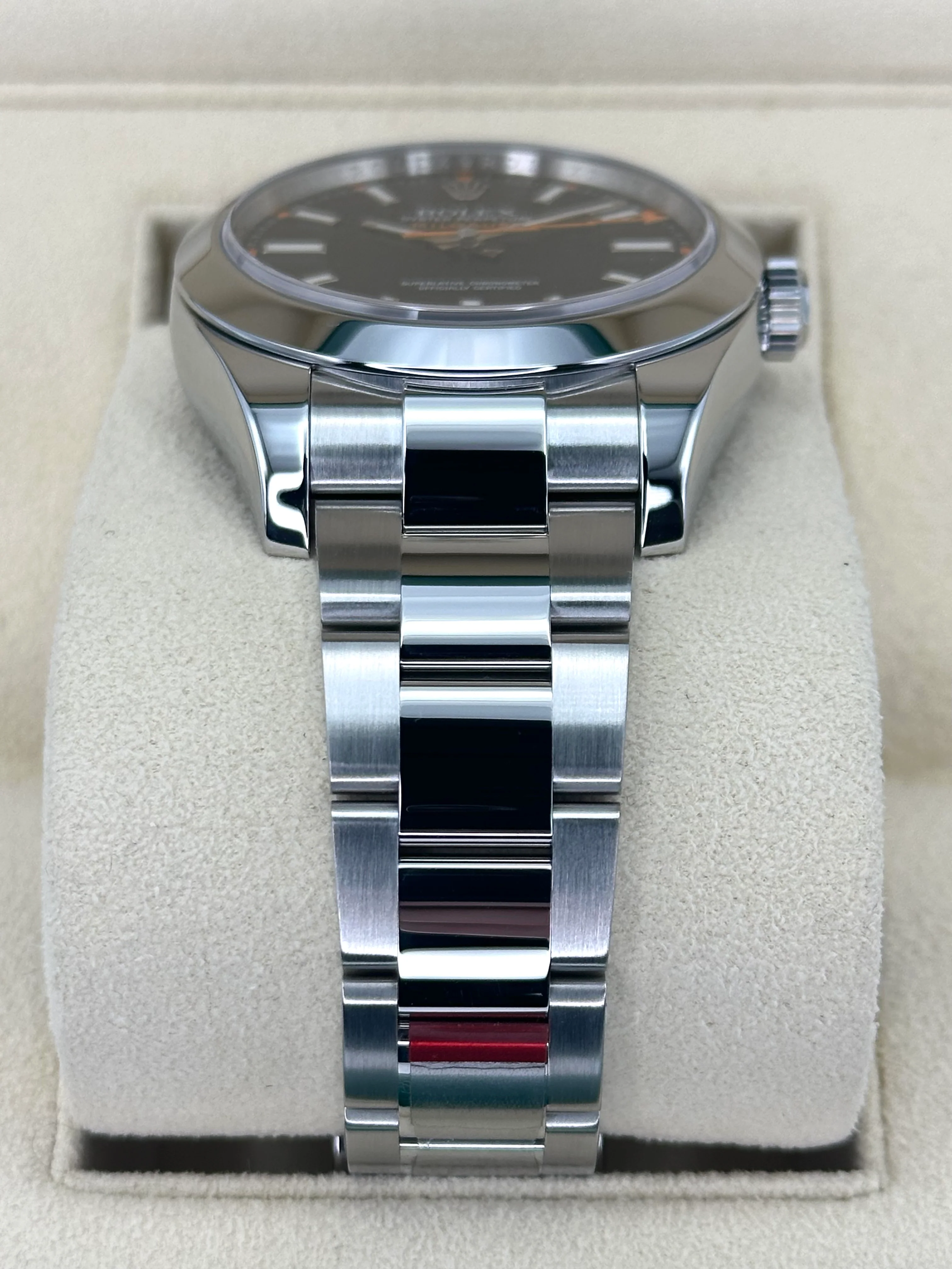 2014 Rolex Milgauss 40mm 116400GV Stainless Steel Black Dial - Image 3
