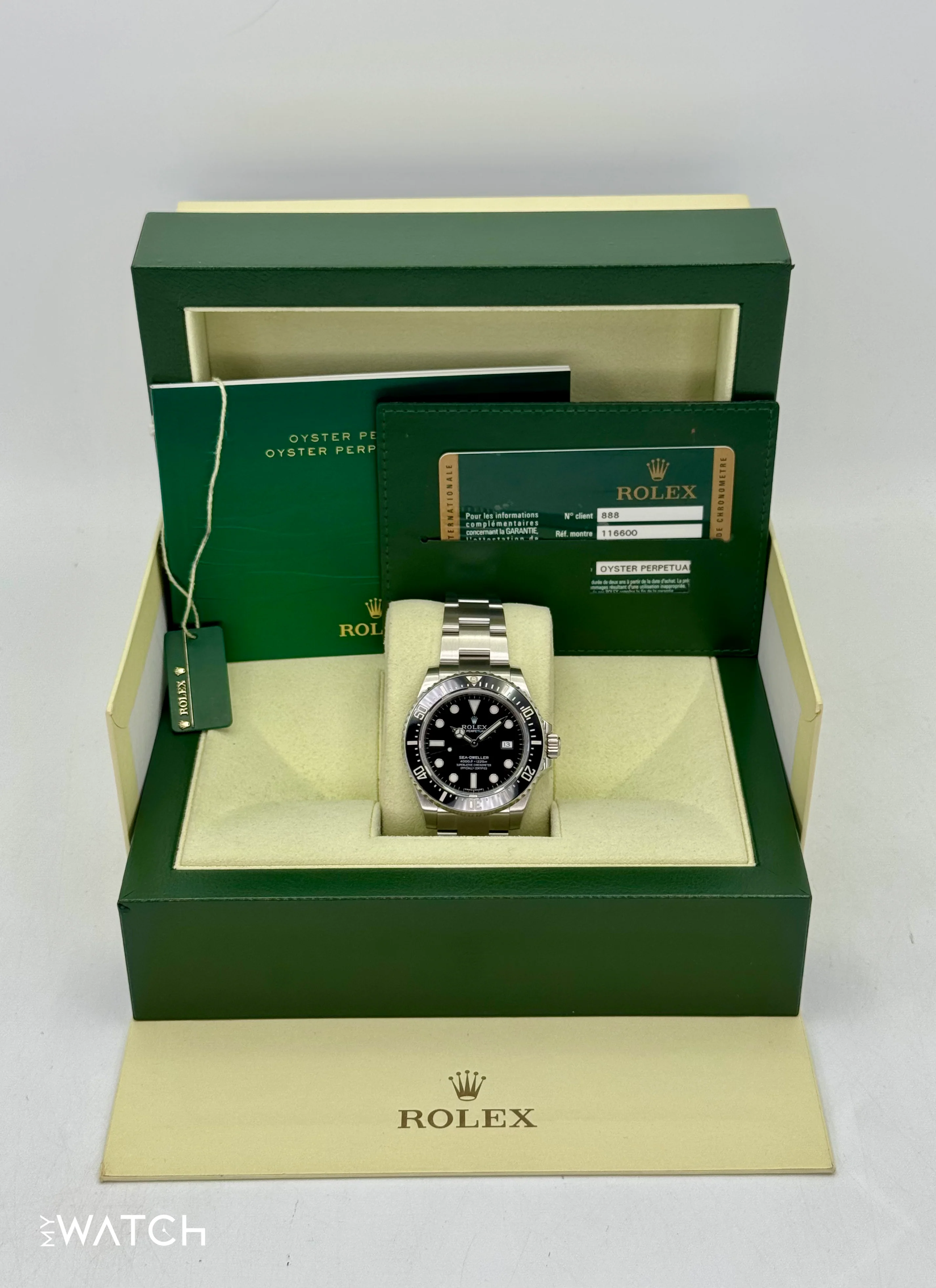 2014 Rolex Sea-Dweller 4000 "SD4K" 40mm 116600 Black Dial - Image 9