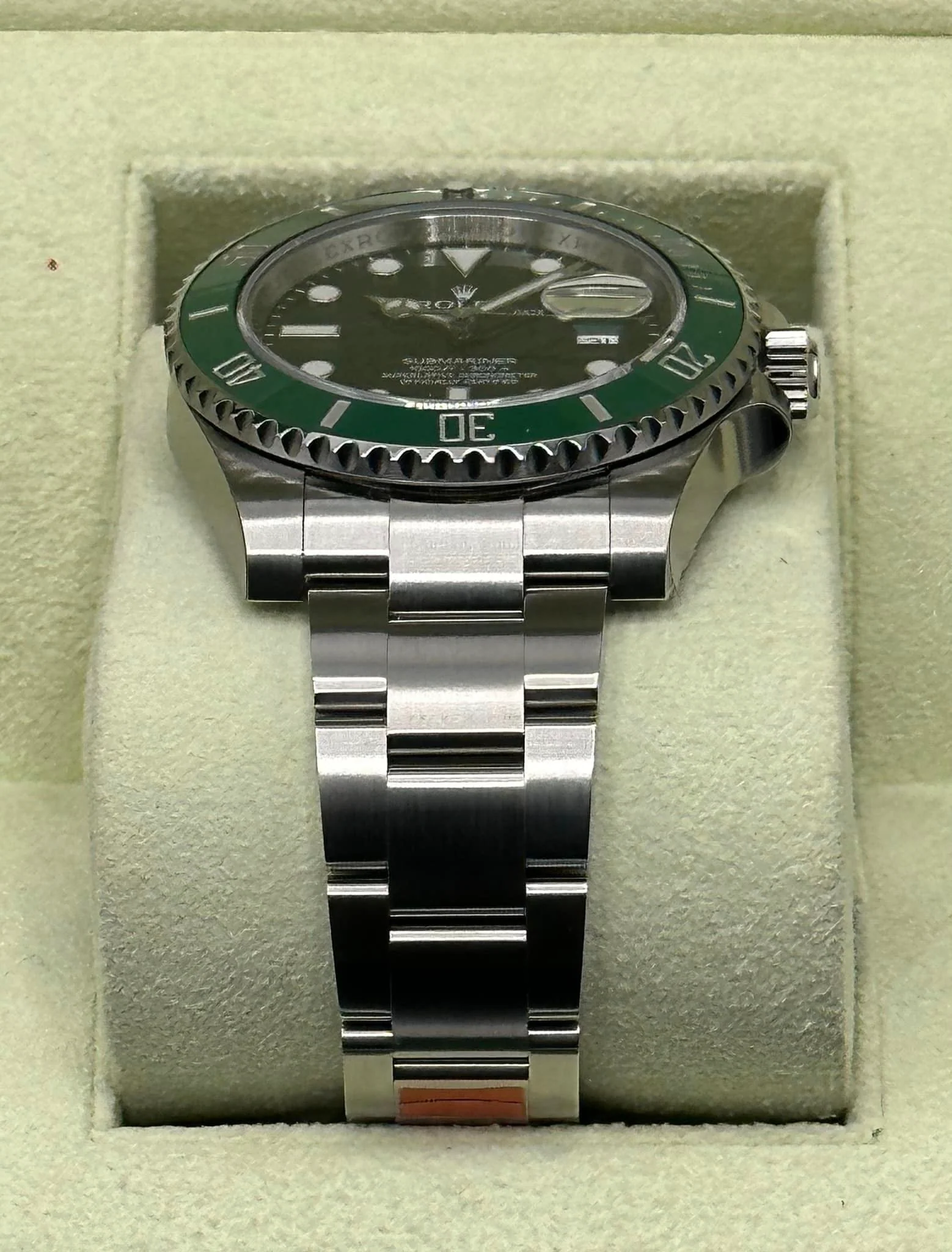 NEW OLD STOCK 2014 Rolex Submariner "Hulk" 40mm 116610LV Green Dial - Image 3