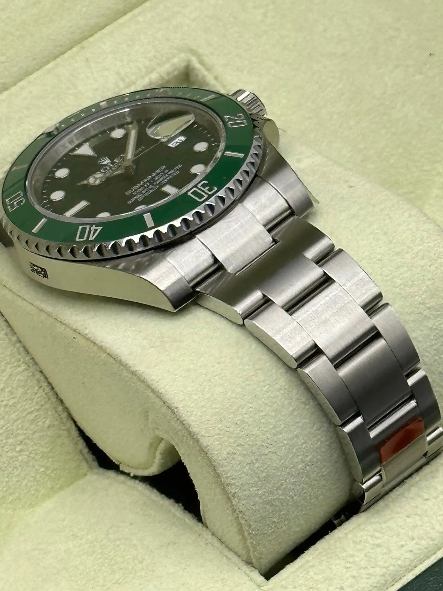 NEW OLD STOCK 2014 Rolex Submariner "Hulk" 40mm 116610LV Green Dial - Image 8