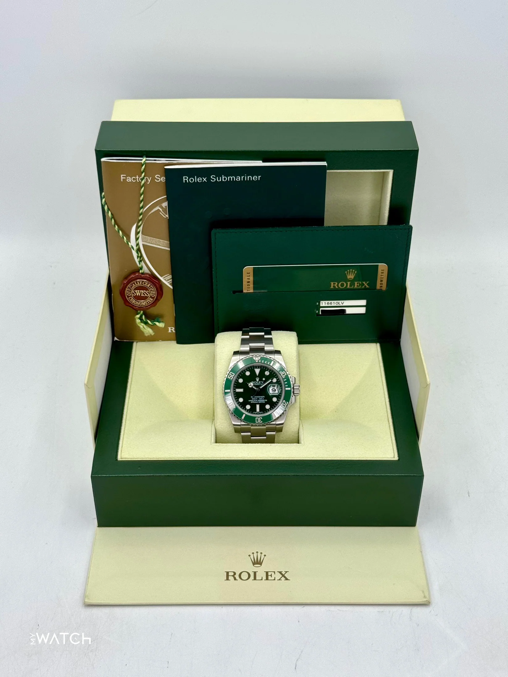 2014 Rolex Submariner "Hulk" 40mm 116610LV Green Dial - Image 9