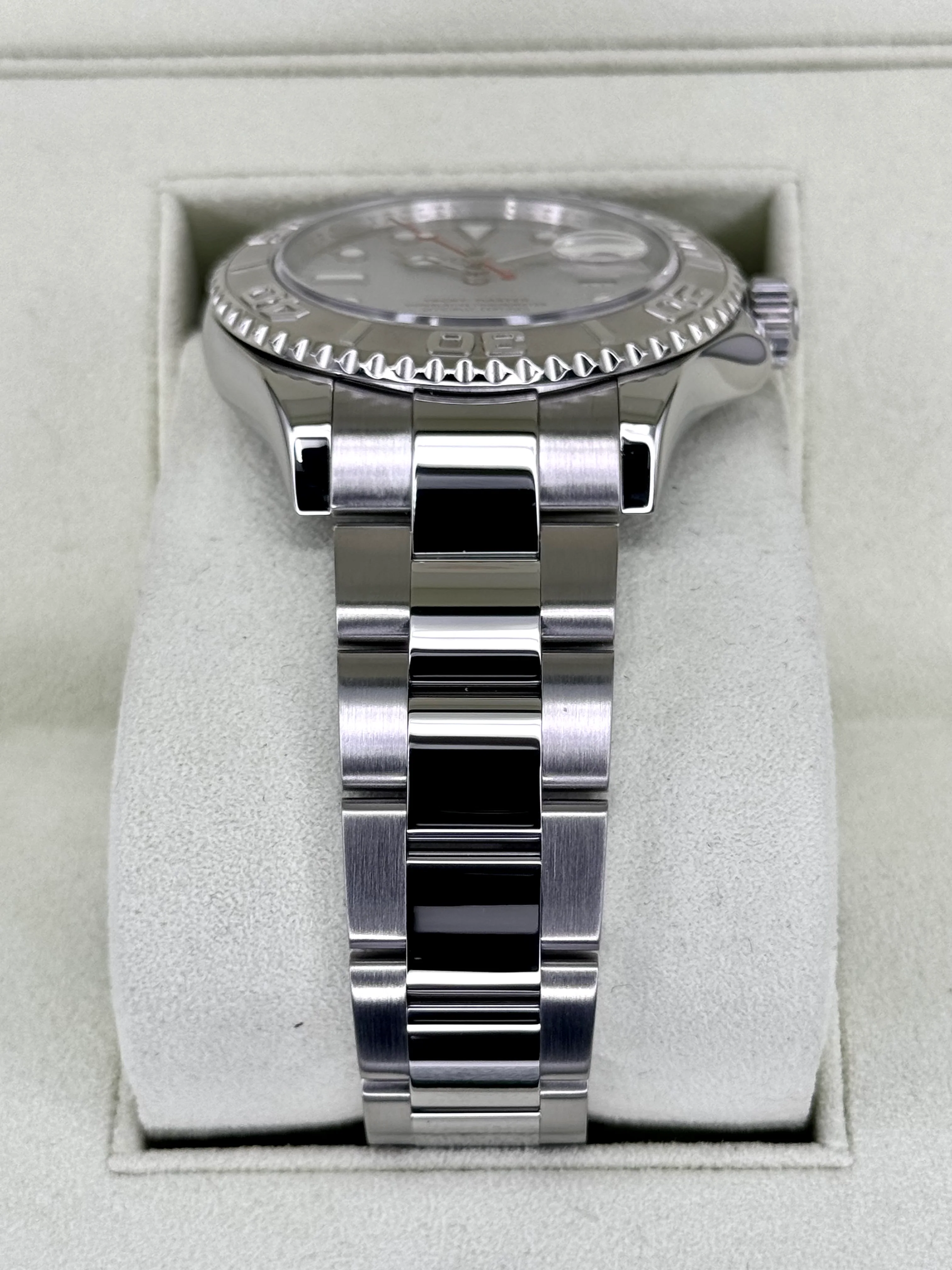 2014 Rolex Yacht-Master 40mm 16622 Platinum Bezel and Dial - Image 3