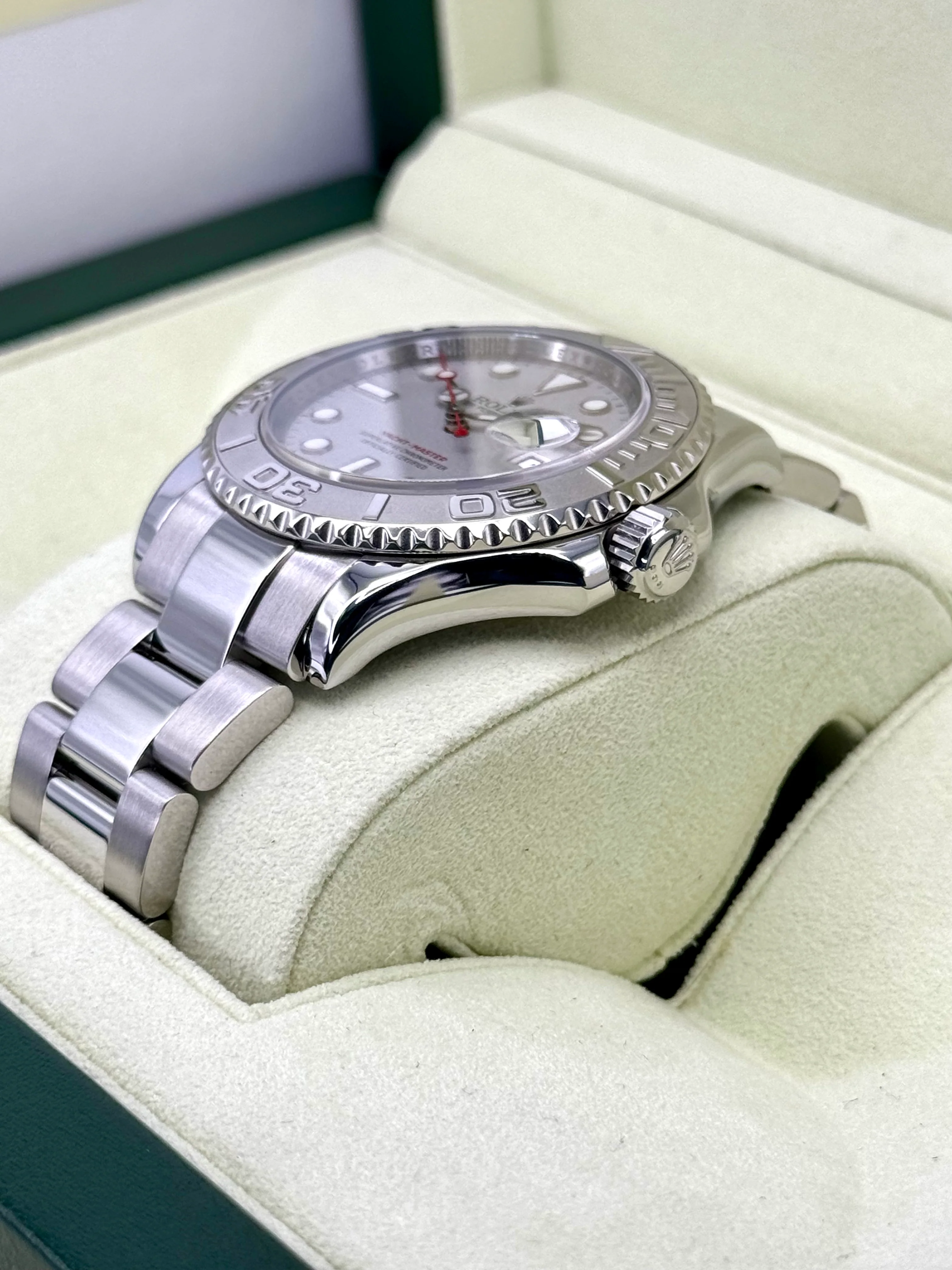 2014 Rolex Yacht-Master 40mm 16622 Platinum Bezel and Dial - Image 5