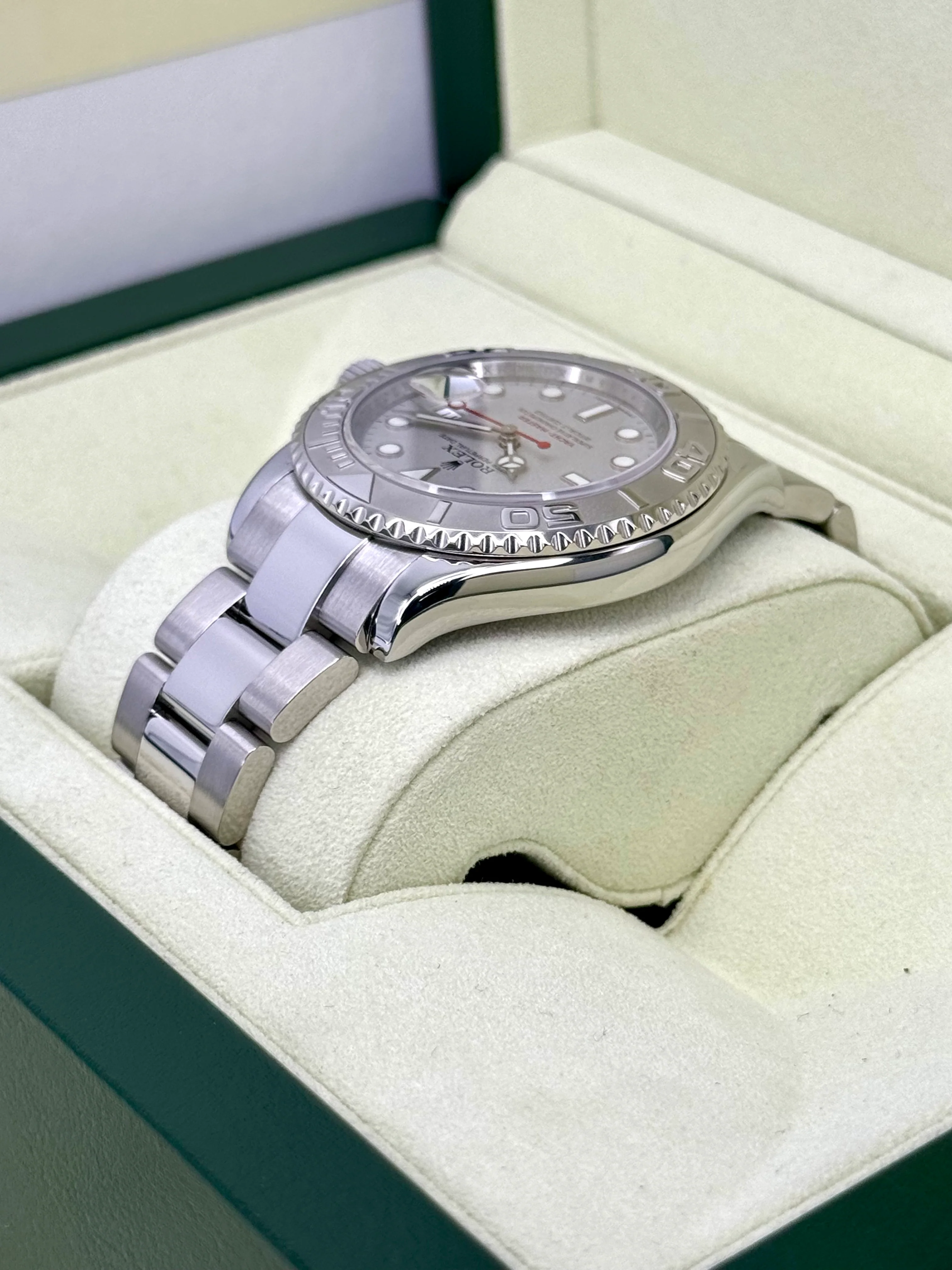 2014 Rolex Yacht-Master 40mm 16622 Platinum Bezel and Dial - Image 7