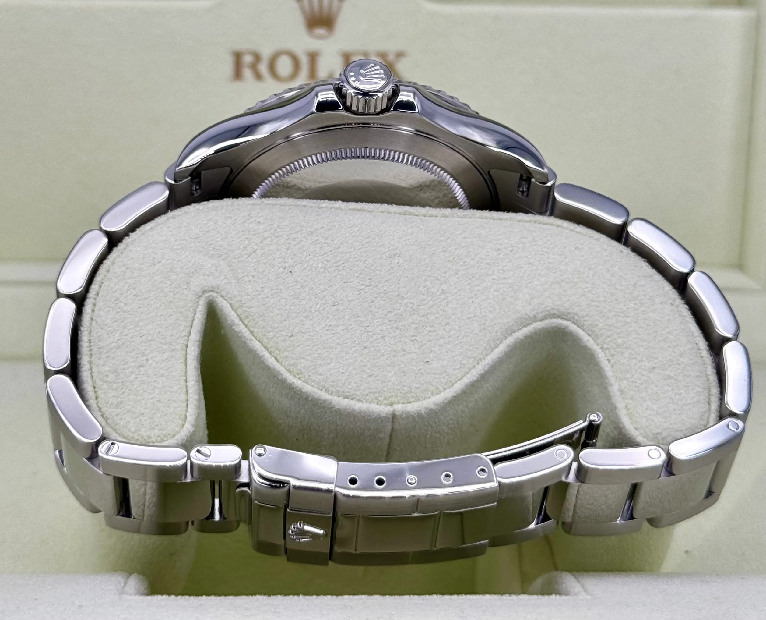 2014 Rolex Yacht-Master 40mm 16622 Platinum Bezel and Dial - Image 9