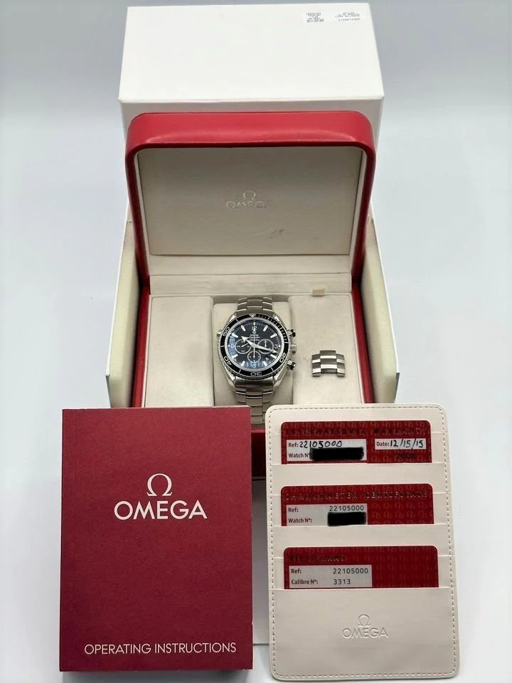 2015 Omega 22105000 Seamaster Planet Ocean Chronograph - Image 10