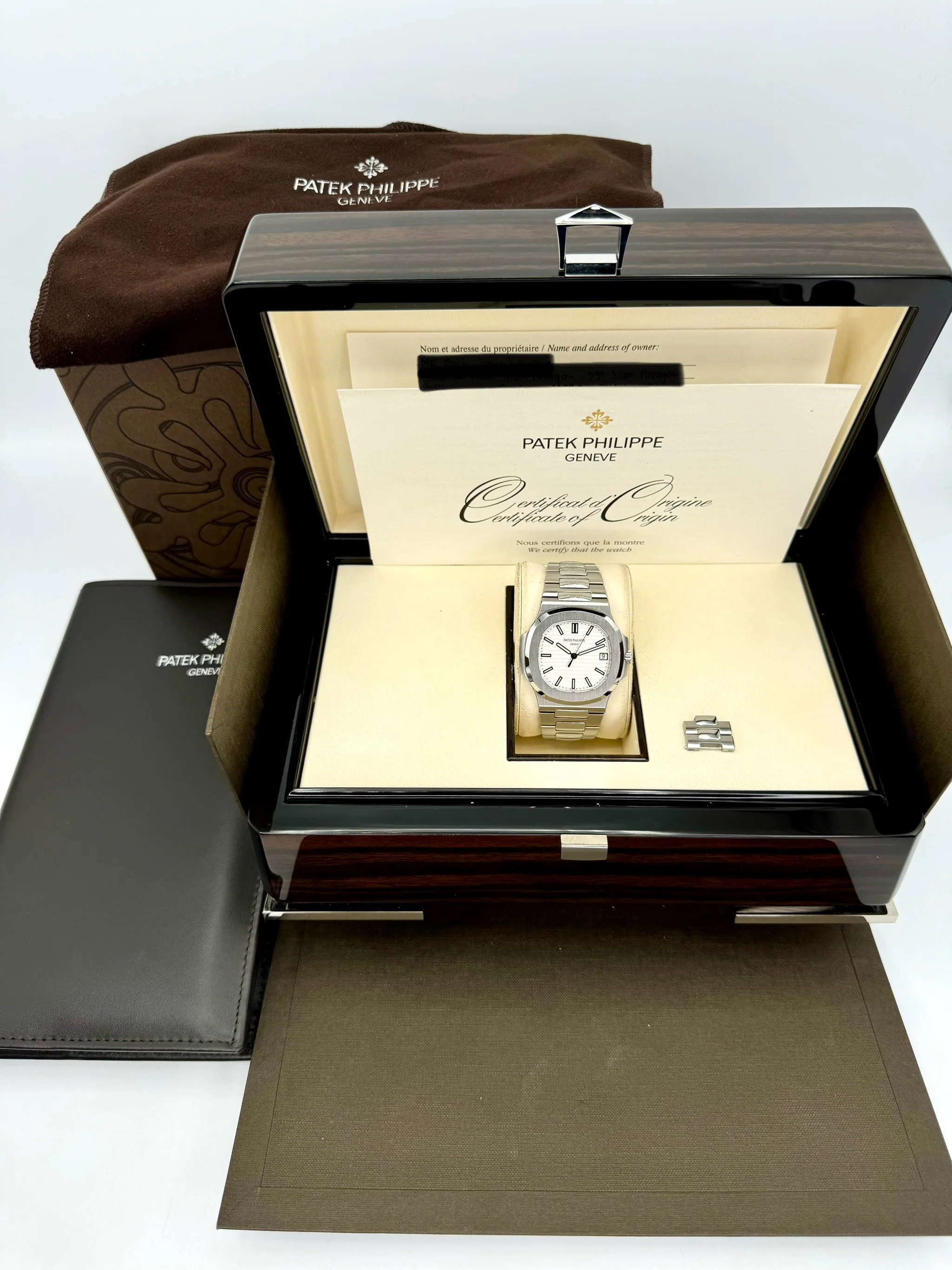 2015 Patek Philippe Nautilus 40mm 5711/1A Stainless Steel White Dial - Image 13