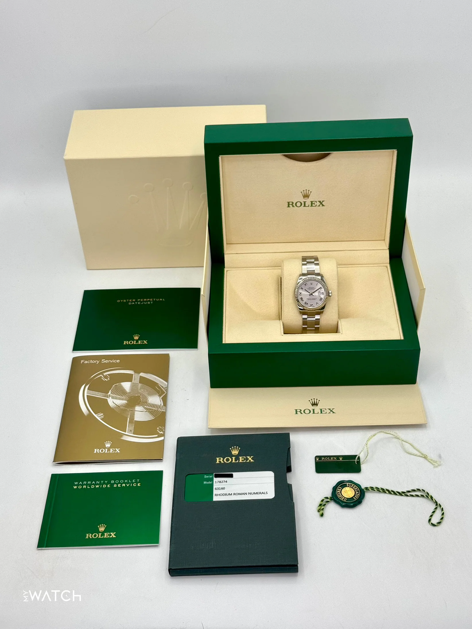 2015 Rolex Datejust 31mm 178274 Stainless Steel Oyster Silver Dial - Image 10