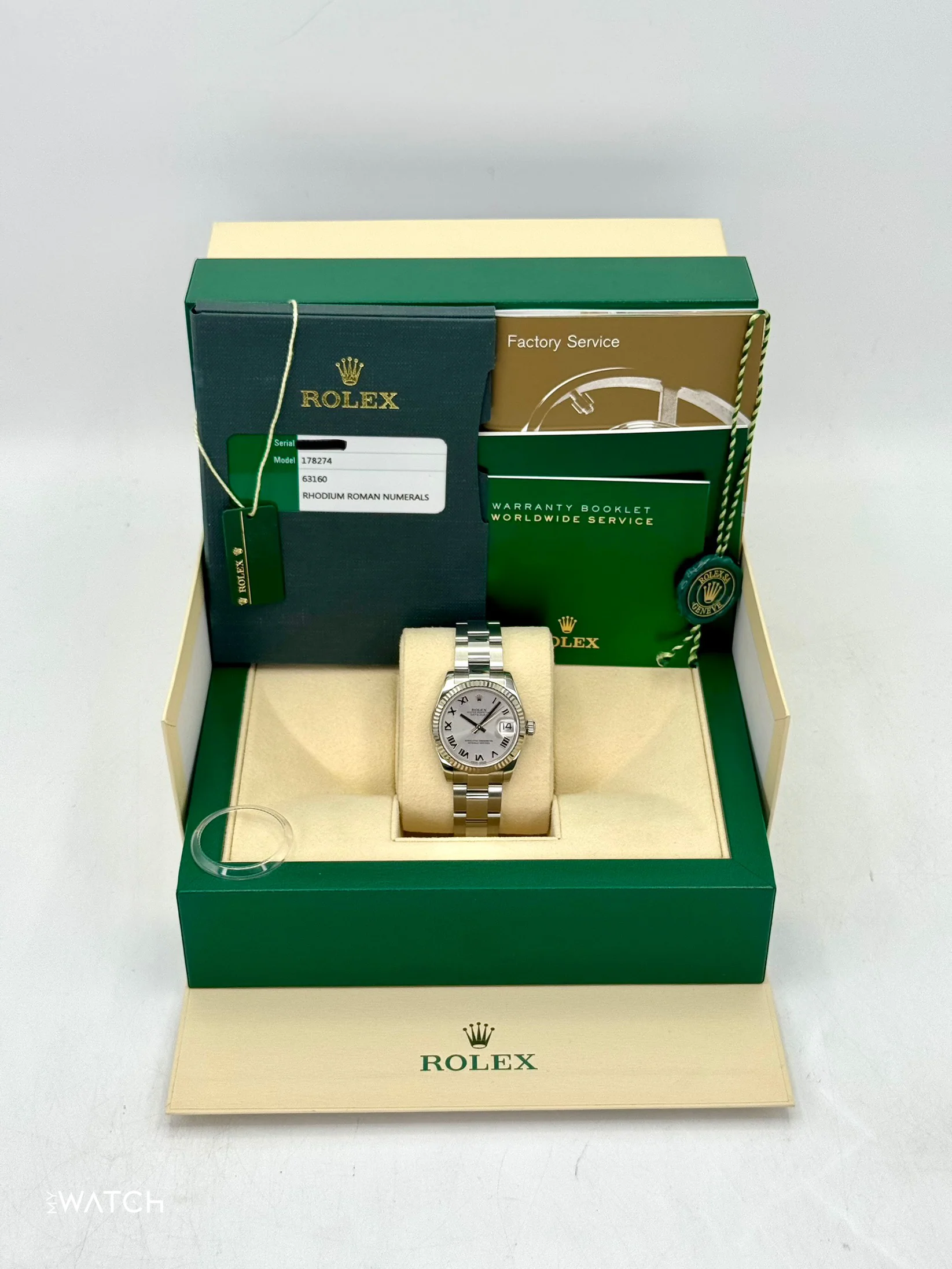 2015 Rolex Datejust 31mm 178274 Stainless Steel Oyster Silver Dial - Image 9