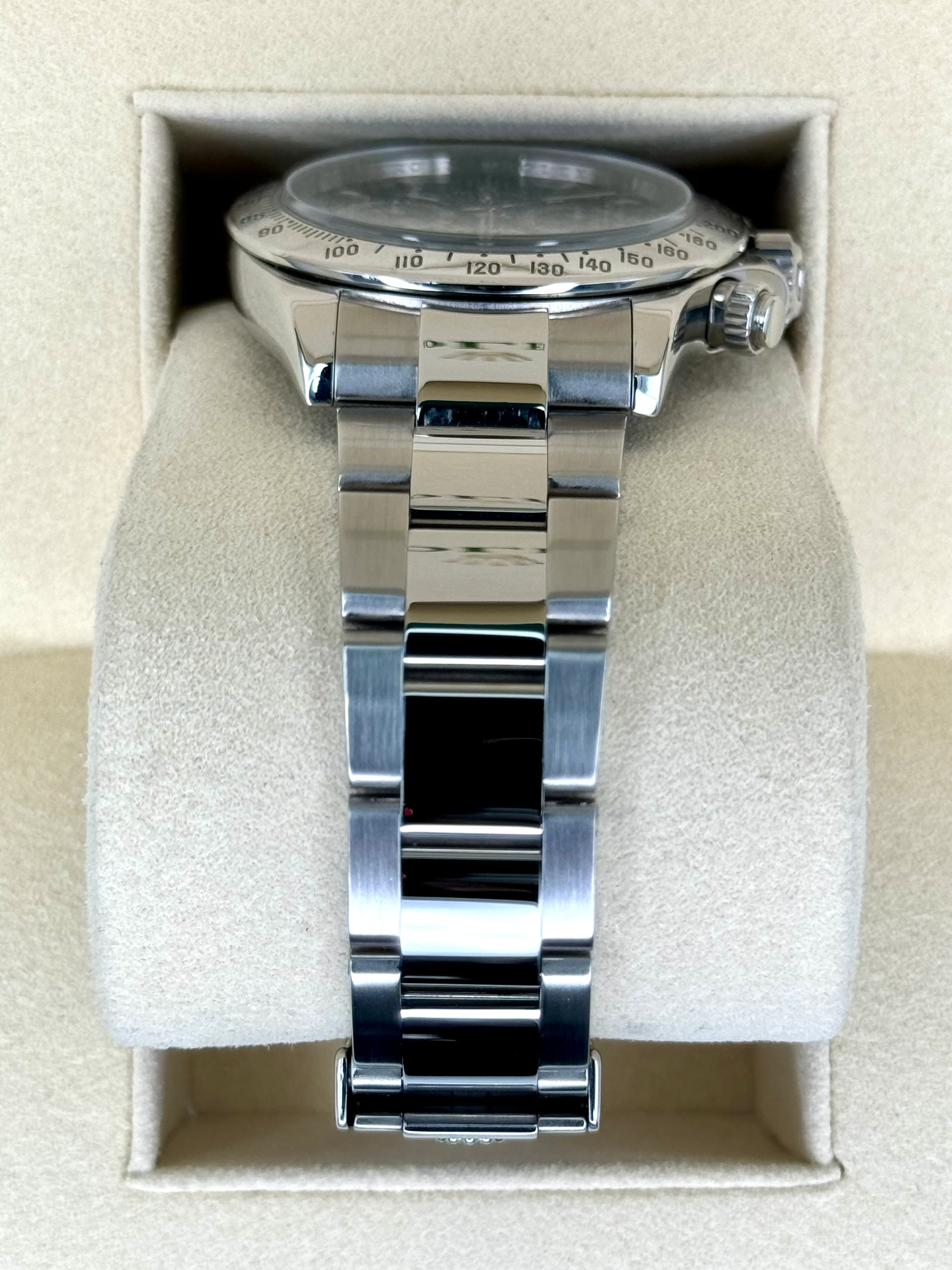 2015 Rolex Daytona 40mm 116520 Stainless Steel Black Dial - Image 3