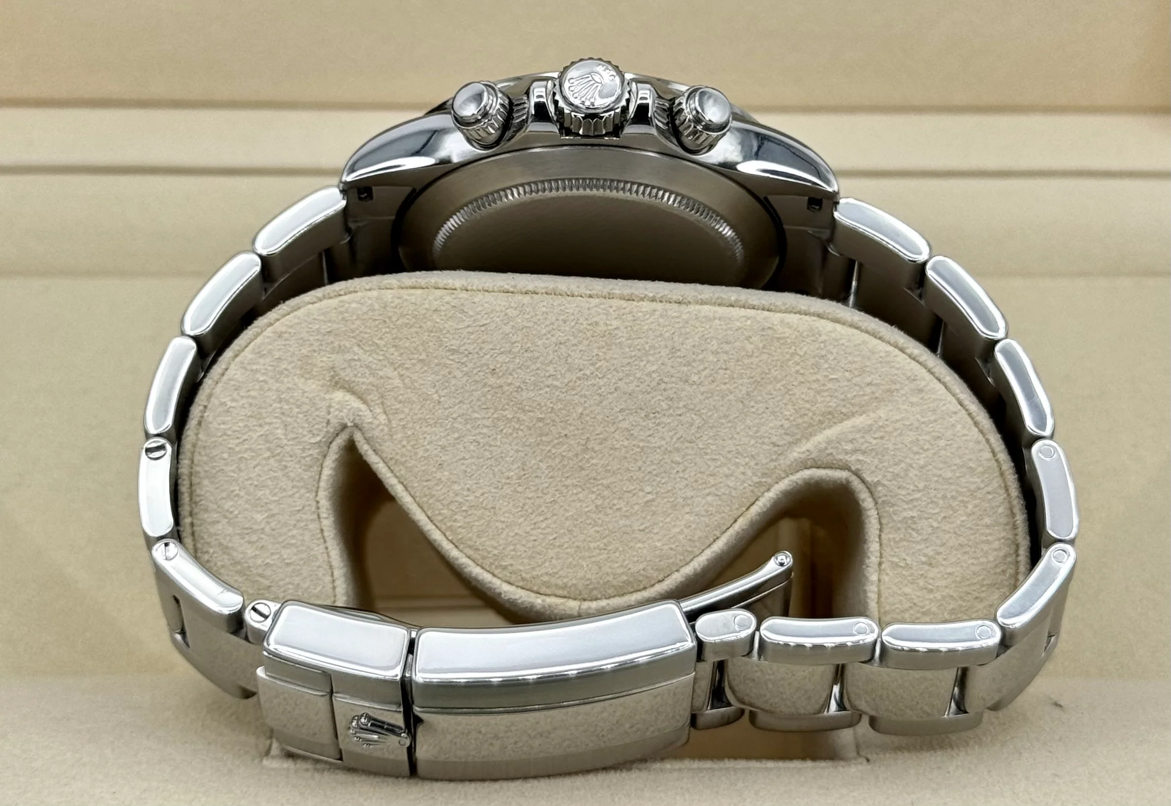 2015 Rolex Daytona 40mm 116520 Stainless Steel Black Dial - Image 9