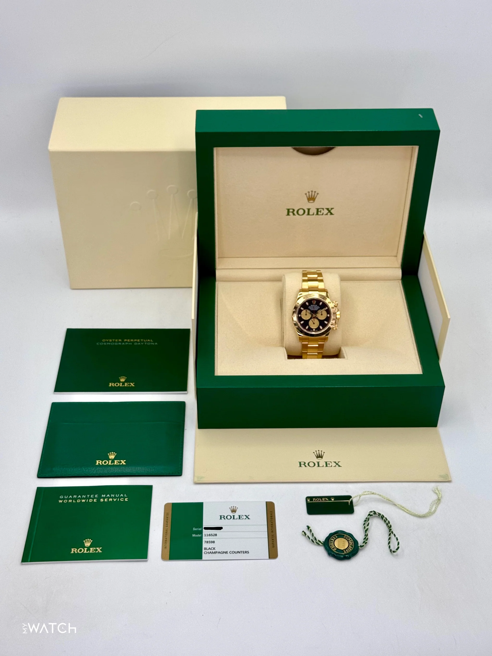 2015 Rolex Daytona "Paul Newman" 40mm 116528 Yellow Gold Black Dial - Image 10