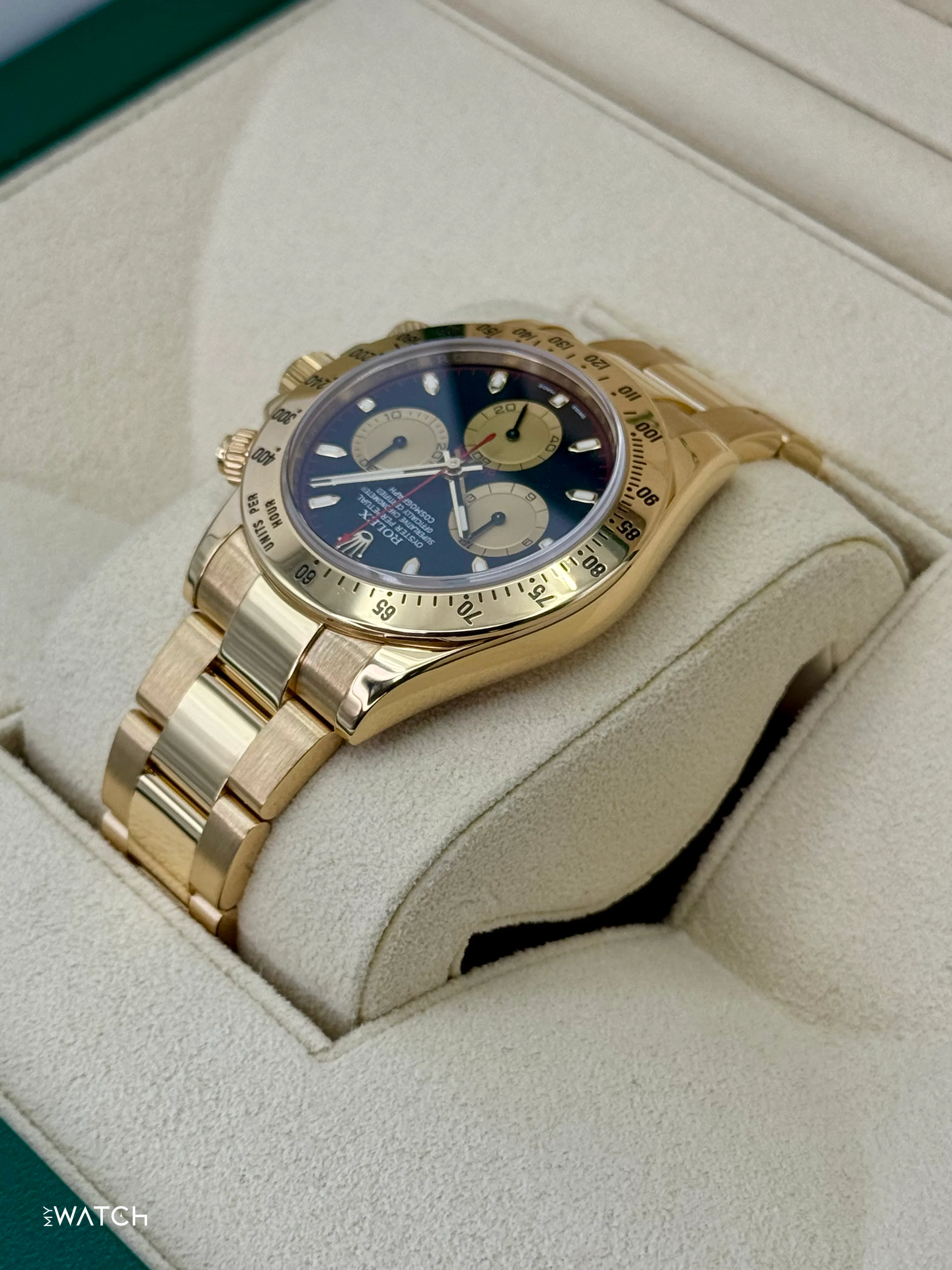 2015 Rolex Daytona "Paul Newman" 40mm 116528 Yellow Gold Black Dial - Image 7