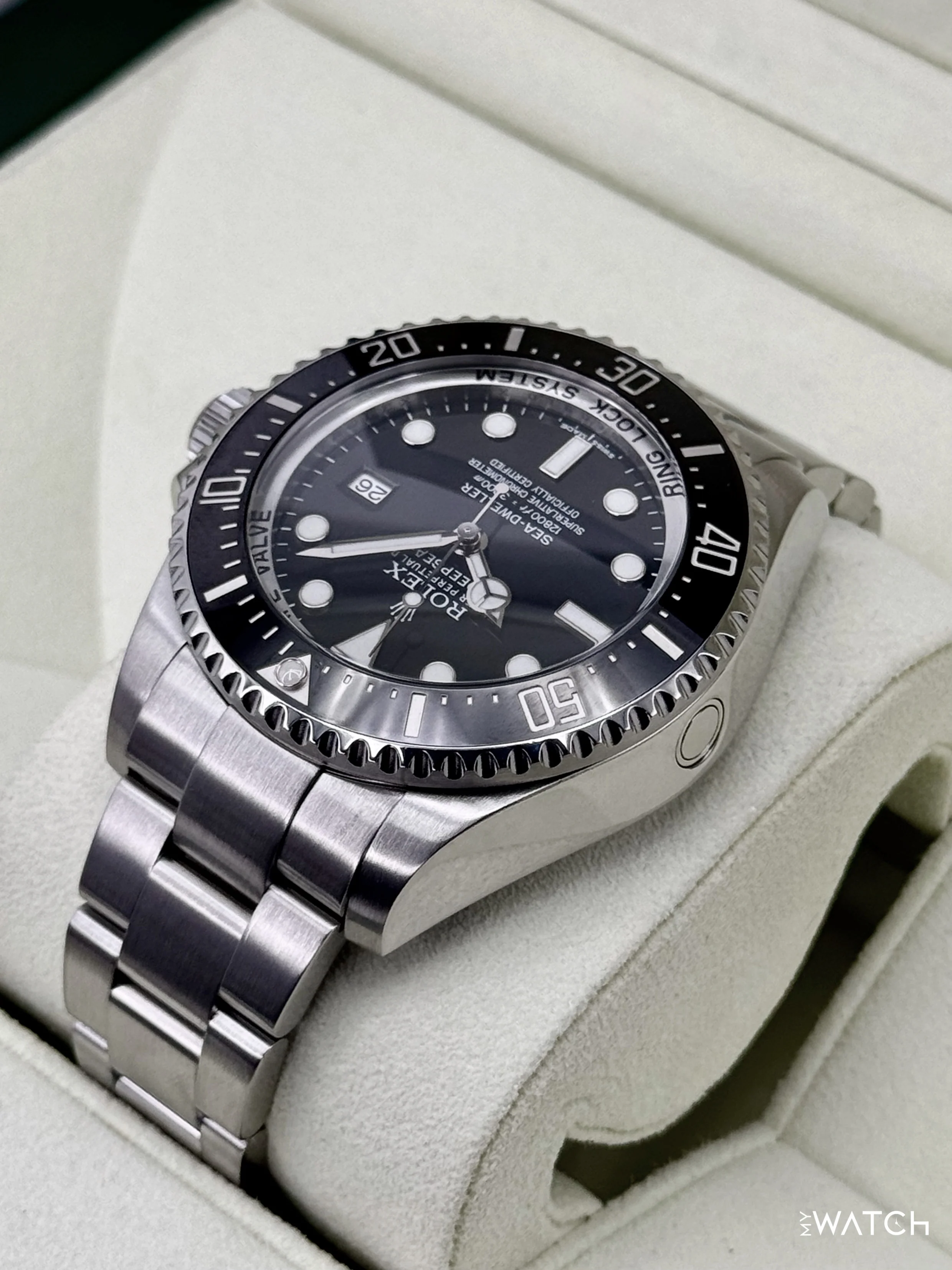 2015 Rolex Deepsea 44mm 116660 Stainless Steel Black Dial - Image 7