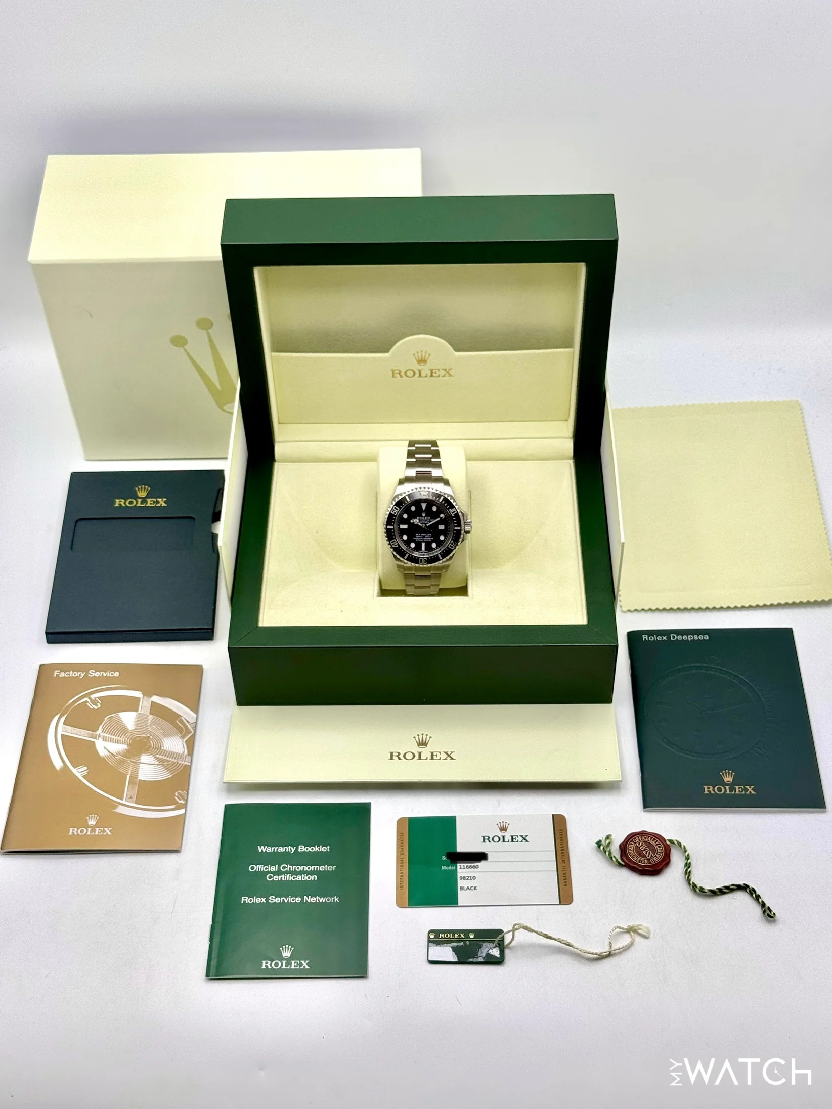 2015 Rolex Deepsea 44mm 116660 Stainless Steel Black Dial - Image 10