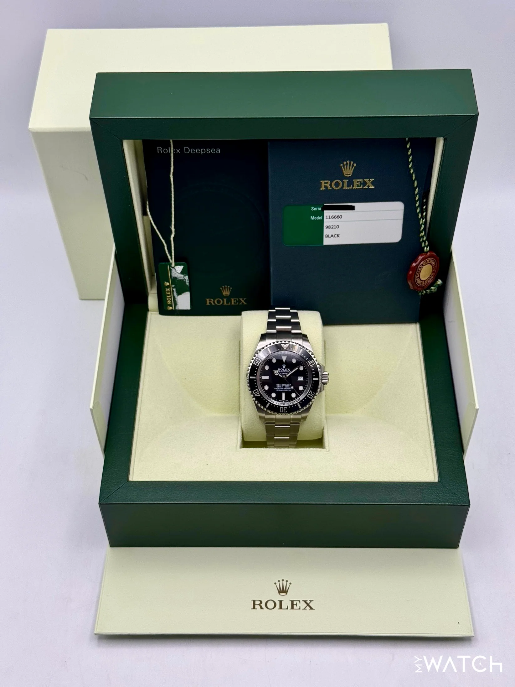 2015 Rolex Deepsea 44mm 116660 Stainless Steel Black Dial - Image 9