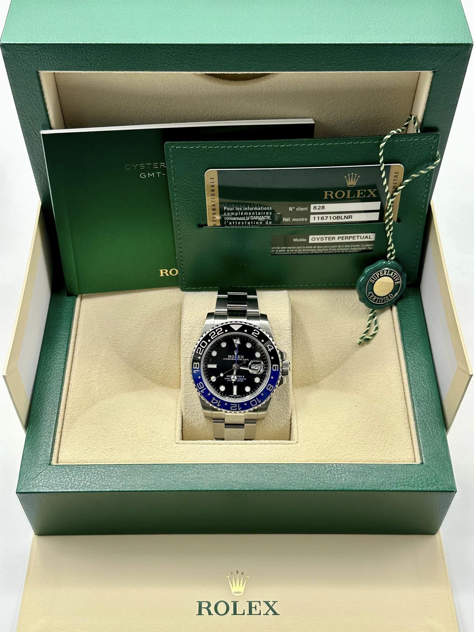 2015 Rolex GMT-Master II "Batman" 40mm 116710BLNR Oyster - Image 11