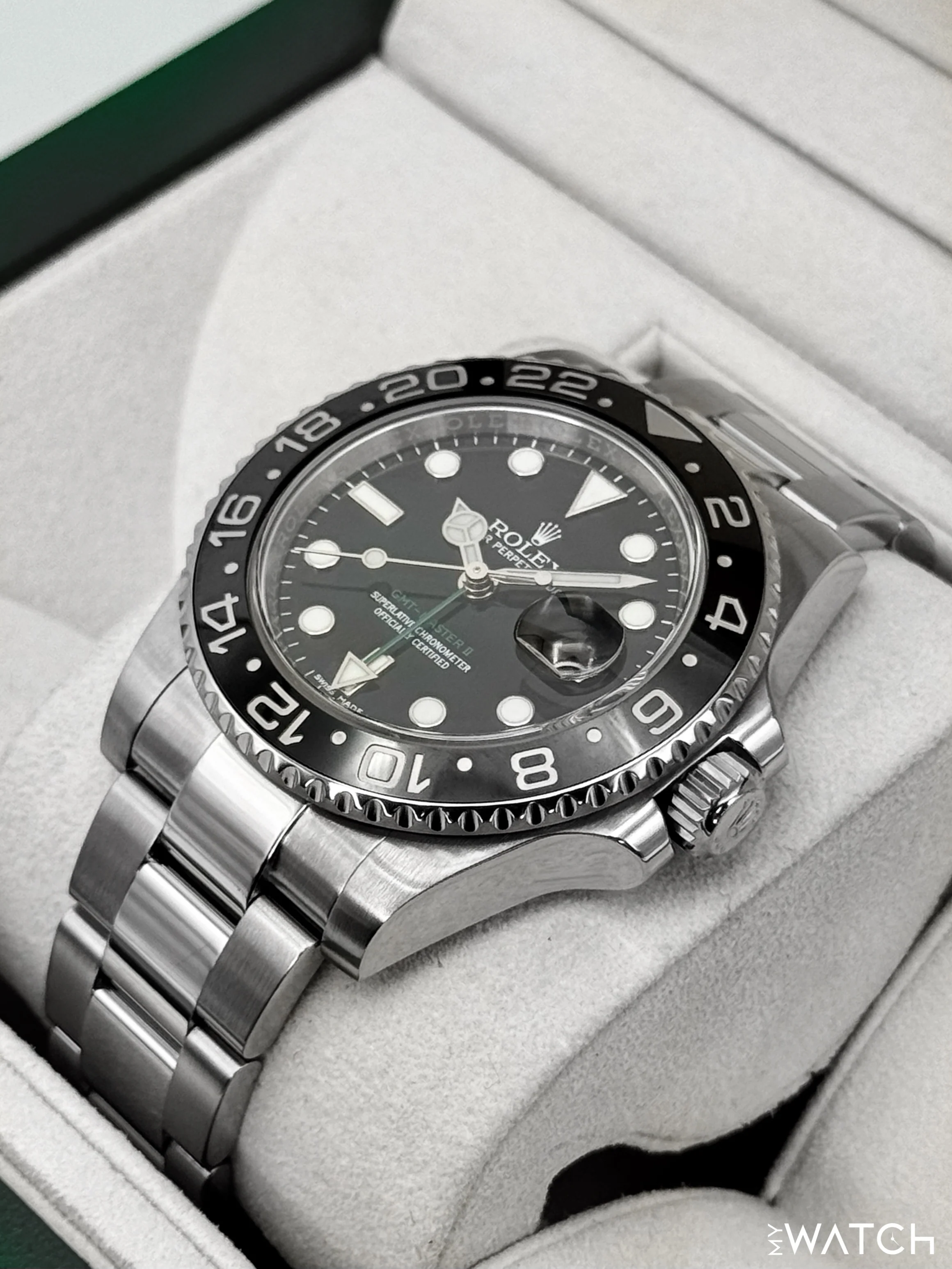 2015 Rolex GMT-Master II 40mm 116710LN Stainless Steel Black Dial - Image 5