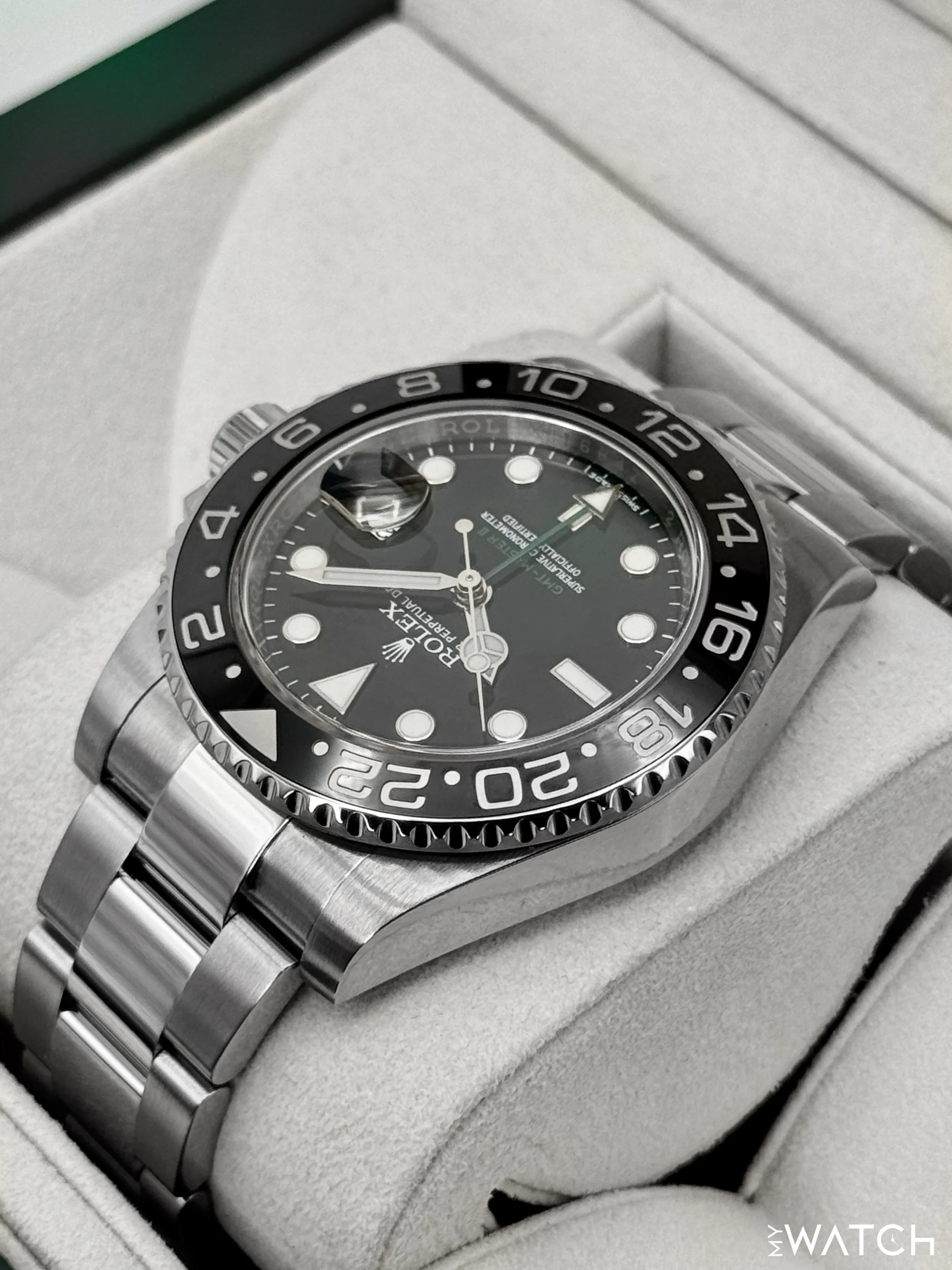 2015 Rolex GMT-Master II 40mm 116710LN Stainless Steel Black Dial - Image 7