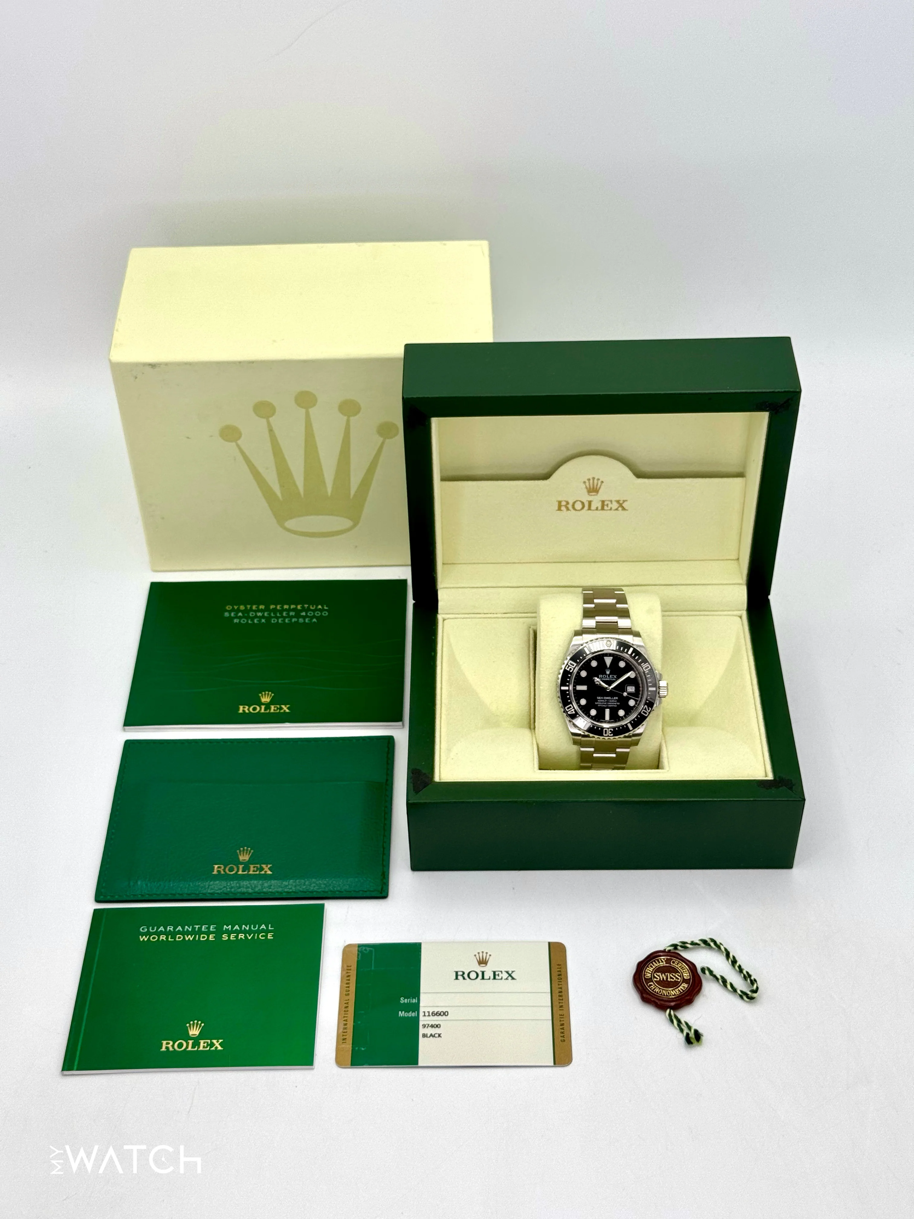 2015 Rolex Sea-Dweller 4000 "SD4K" 40mm 116600 Black Dial - Image 10