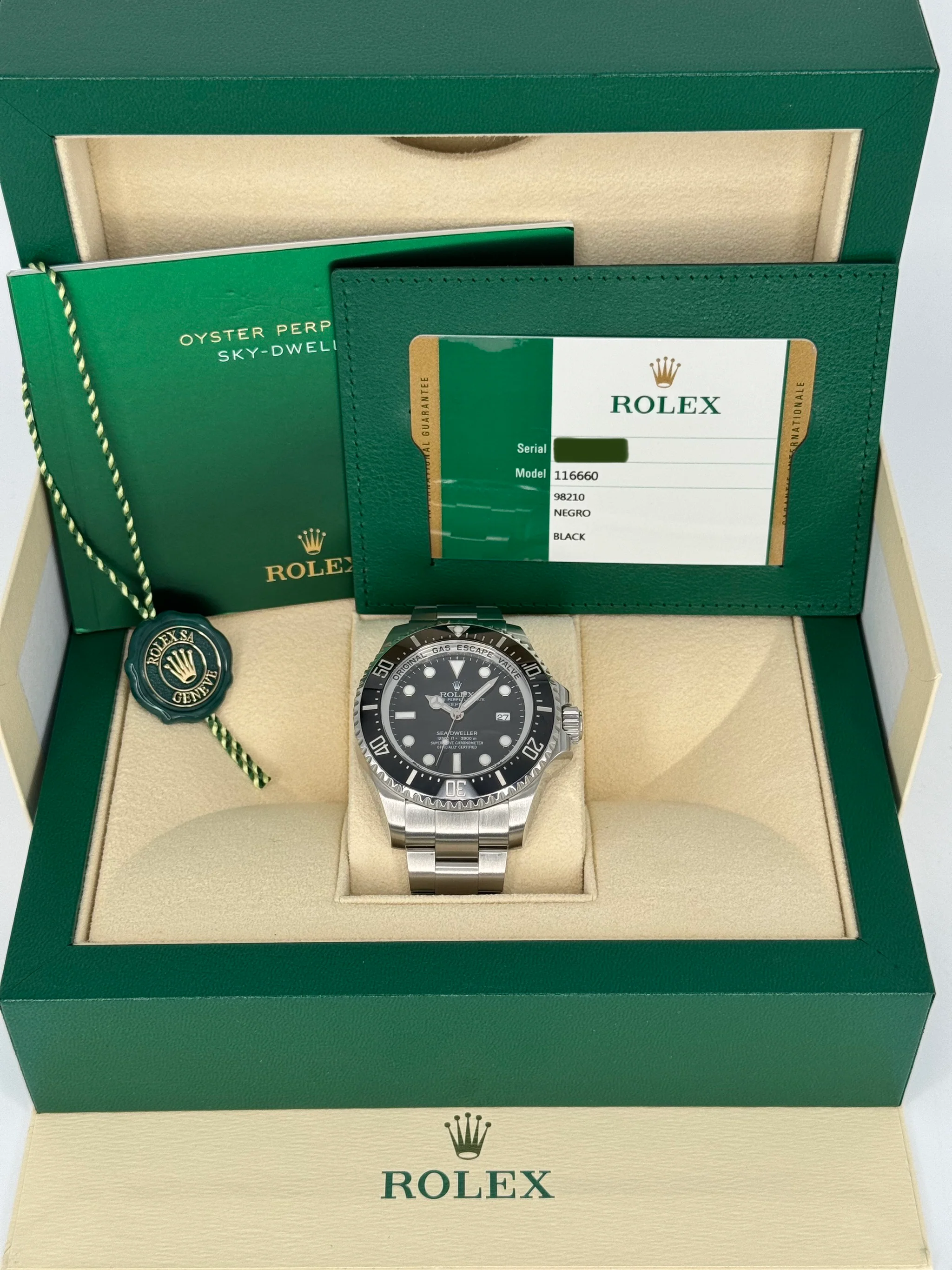 2015 Rolex Deepsea 44mm 116660 Stainless Steel Black Dial - Image 11