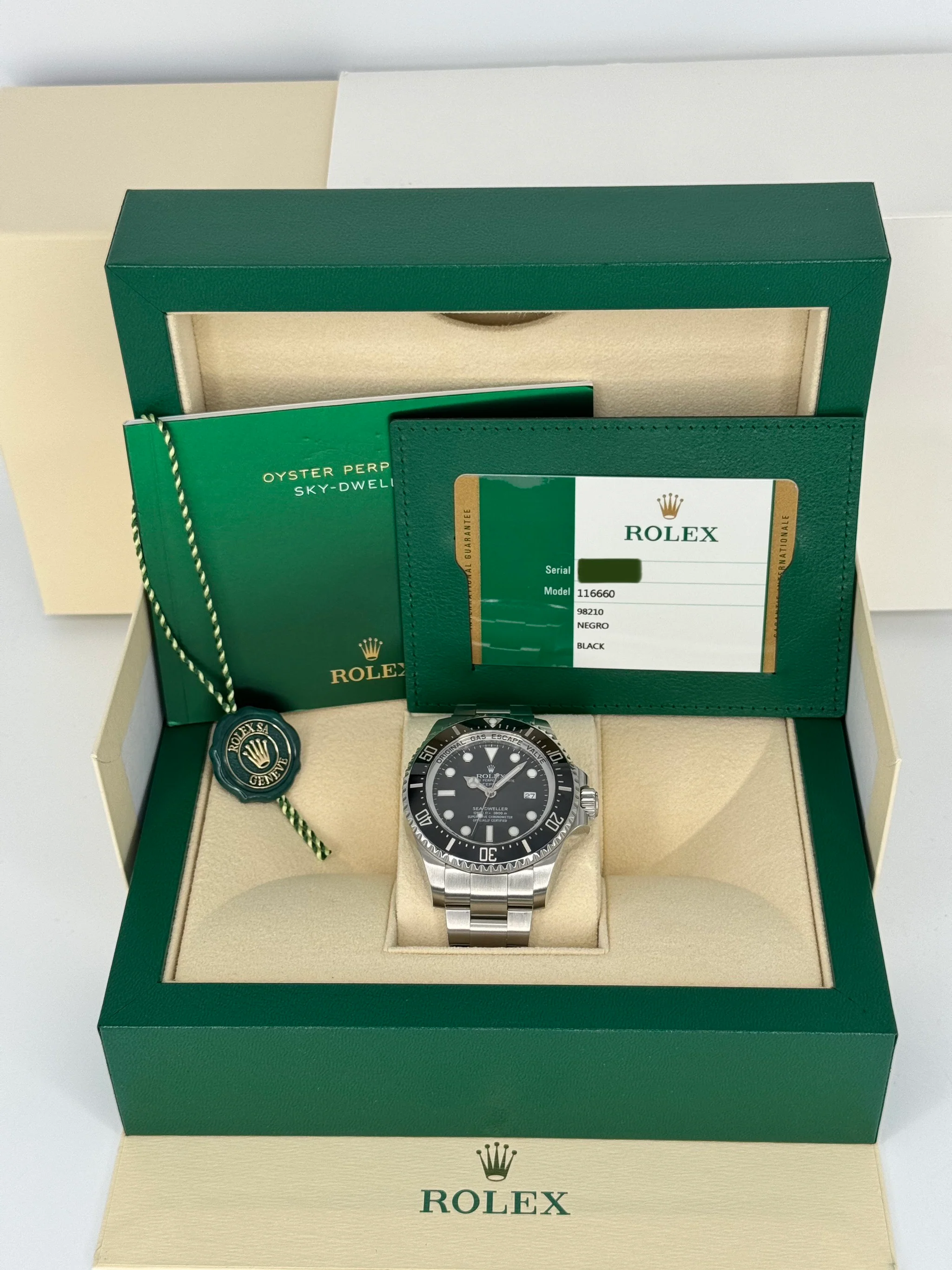 2015 Rolex Deepsea 44mm 116660 Stainless Steel Black Dial - Image 12