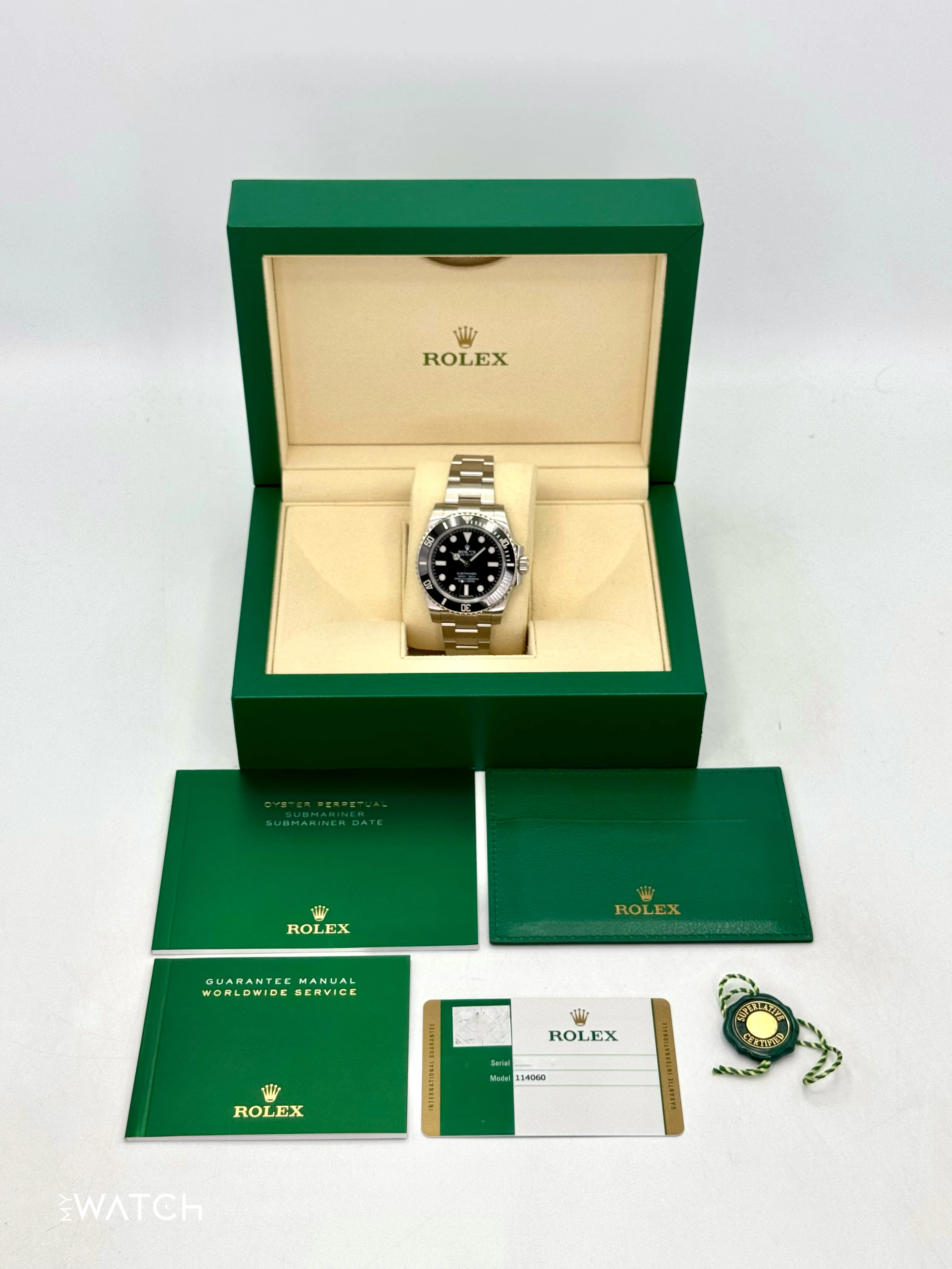 2015 Rolex Submariner 40mm 114060 Stainless Steel Black Dial - Image 10