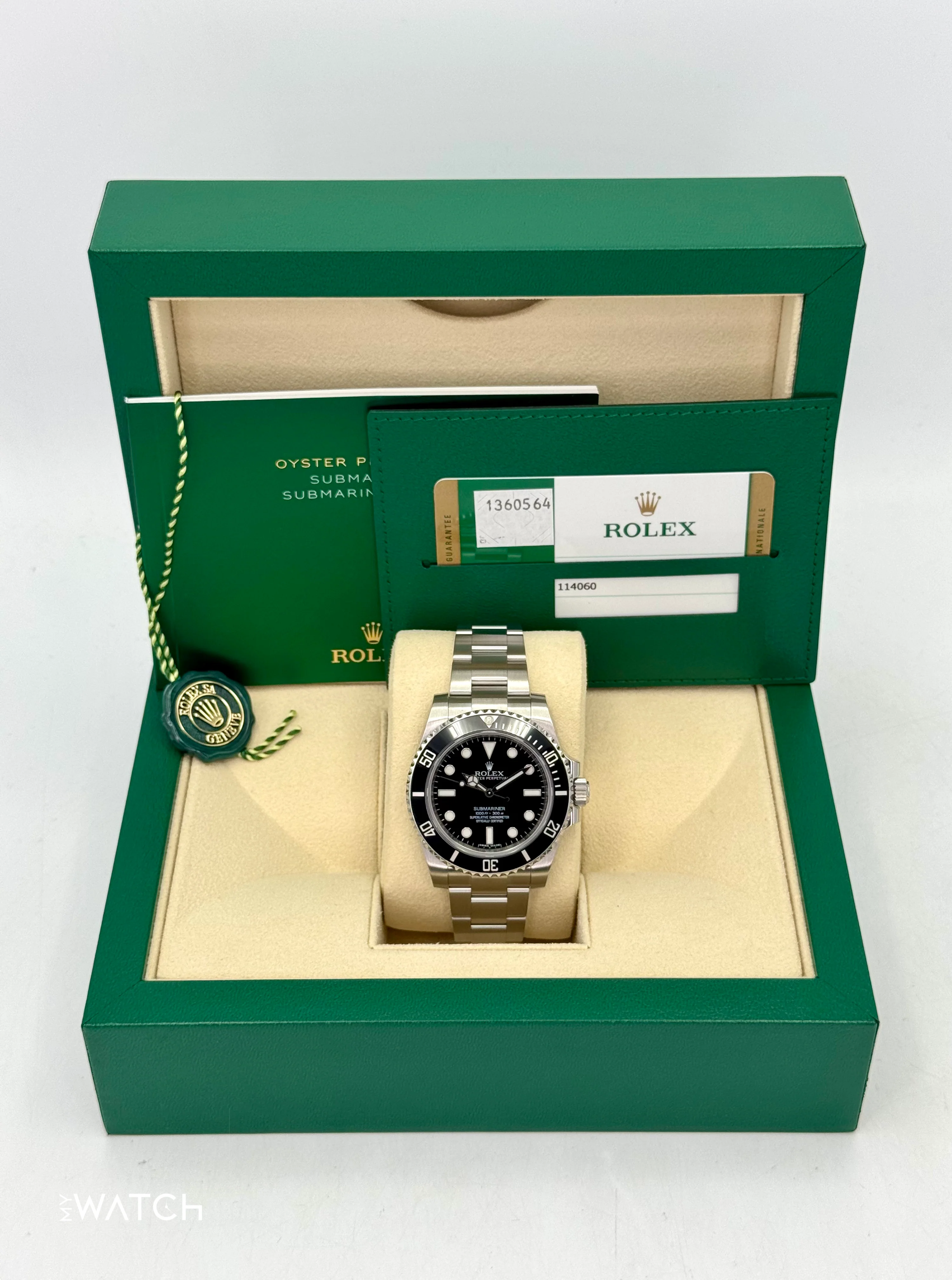 2015 Rolex Submariner 40mm 114060 Stainless Steel Black Dial - Image 9