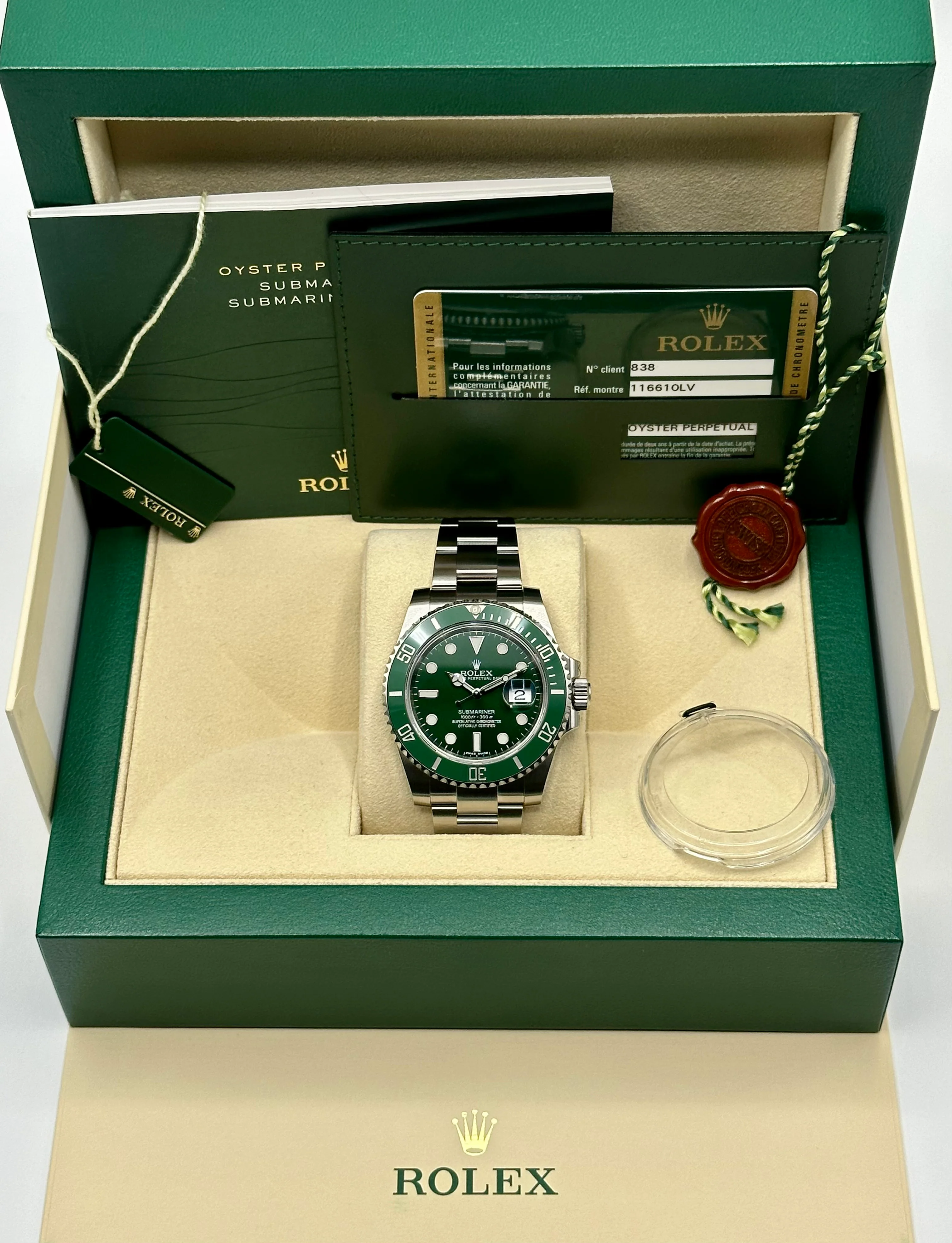 2015 Rolex Submariner "Hulk" 40mm 116610LV Green Dial - Image 11