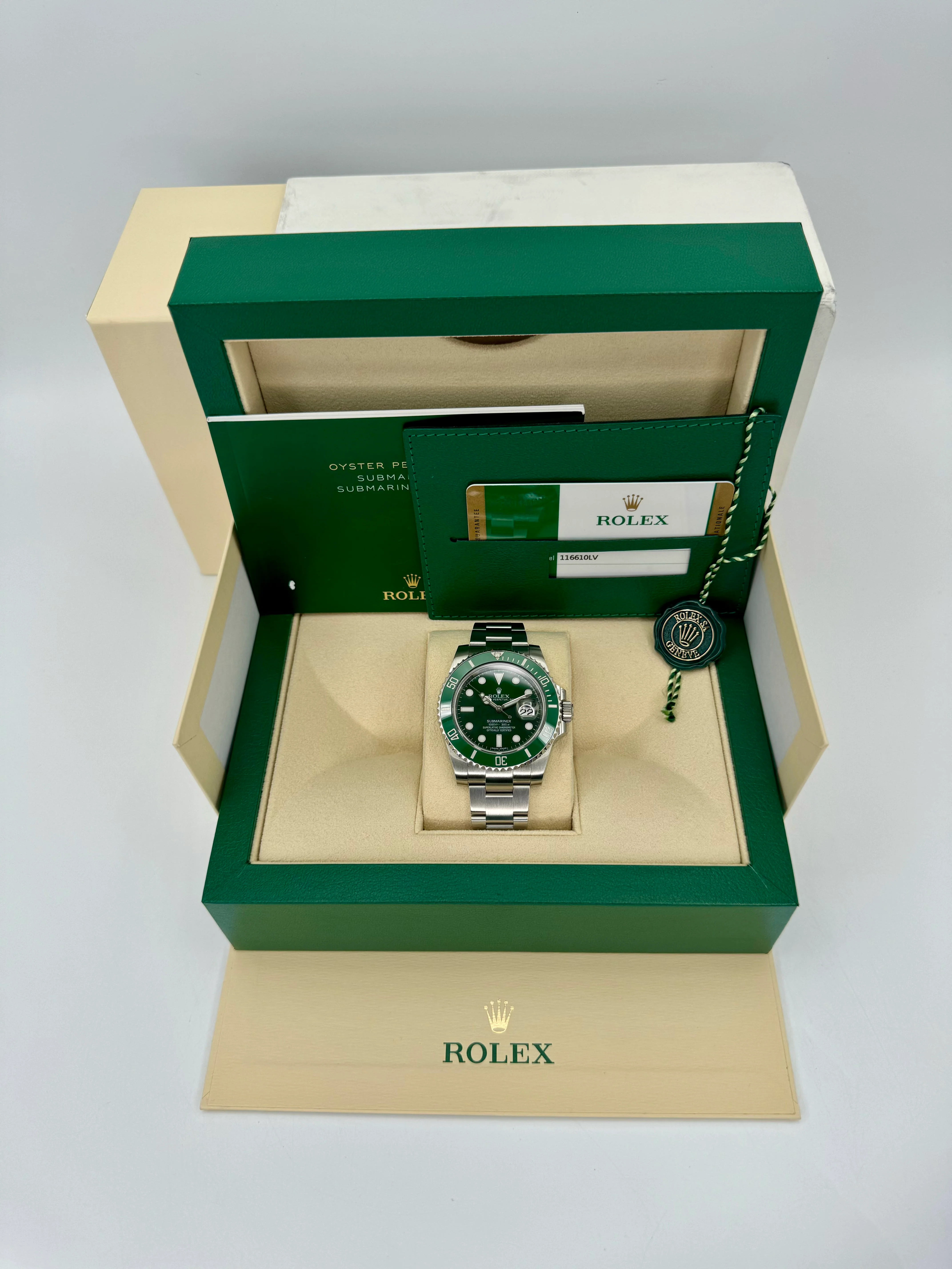 2015 Rolex Submariner "Hulk" 40mm 116610LV Green Dial - Image 12