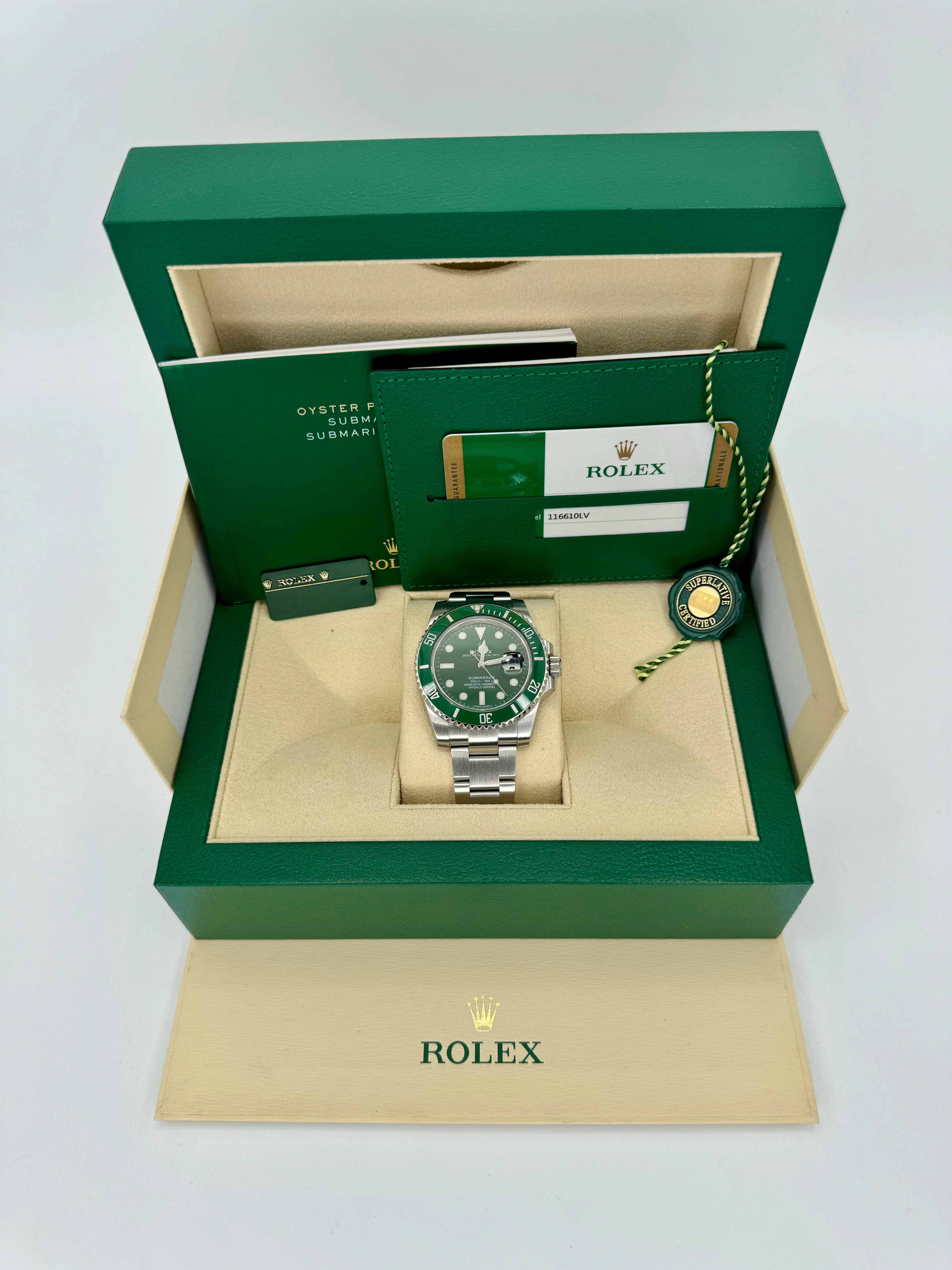 2015 Rolex Submariner "Hulk" 40mm 116610LV Green Dial - Image 11