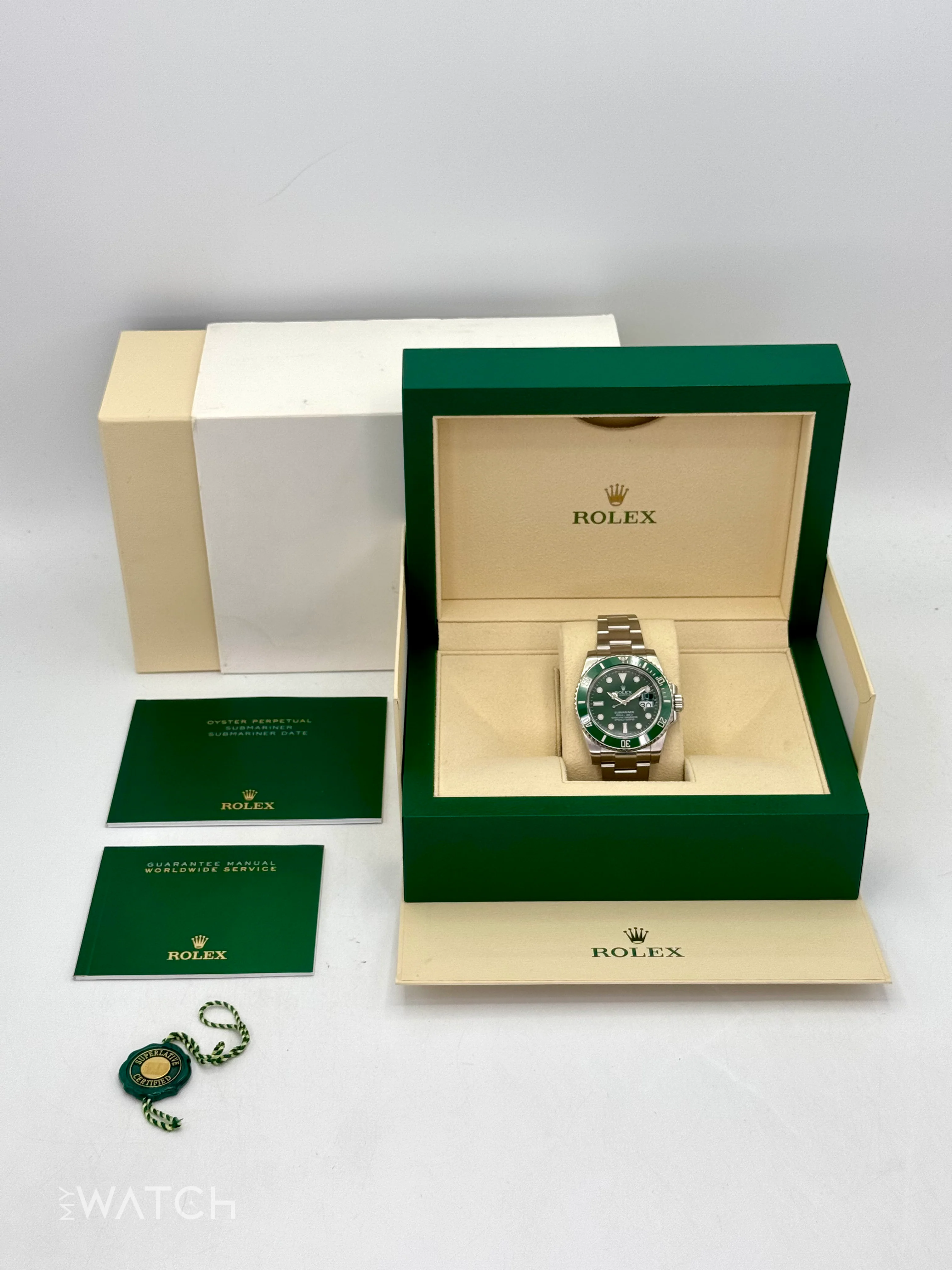 2015 Rolex Submariner “Hulk” 40mm 116610LV Green Dial - Image 10