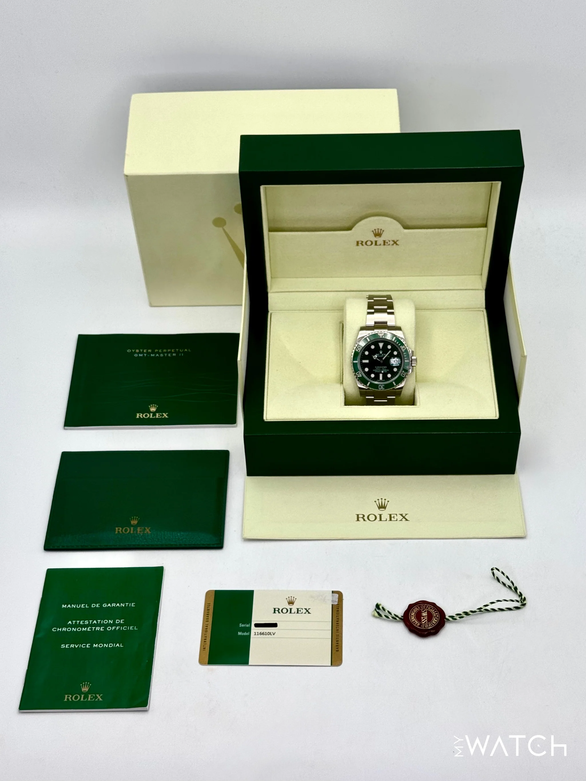 2015 Rolex Submariner “Hulk” 40mm 116610LV Green Dial - Image 10
