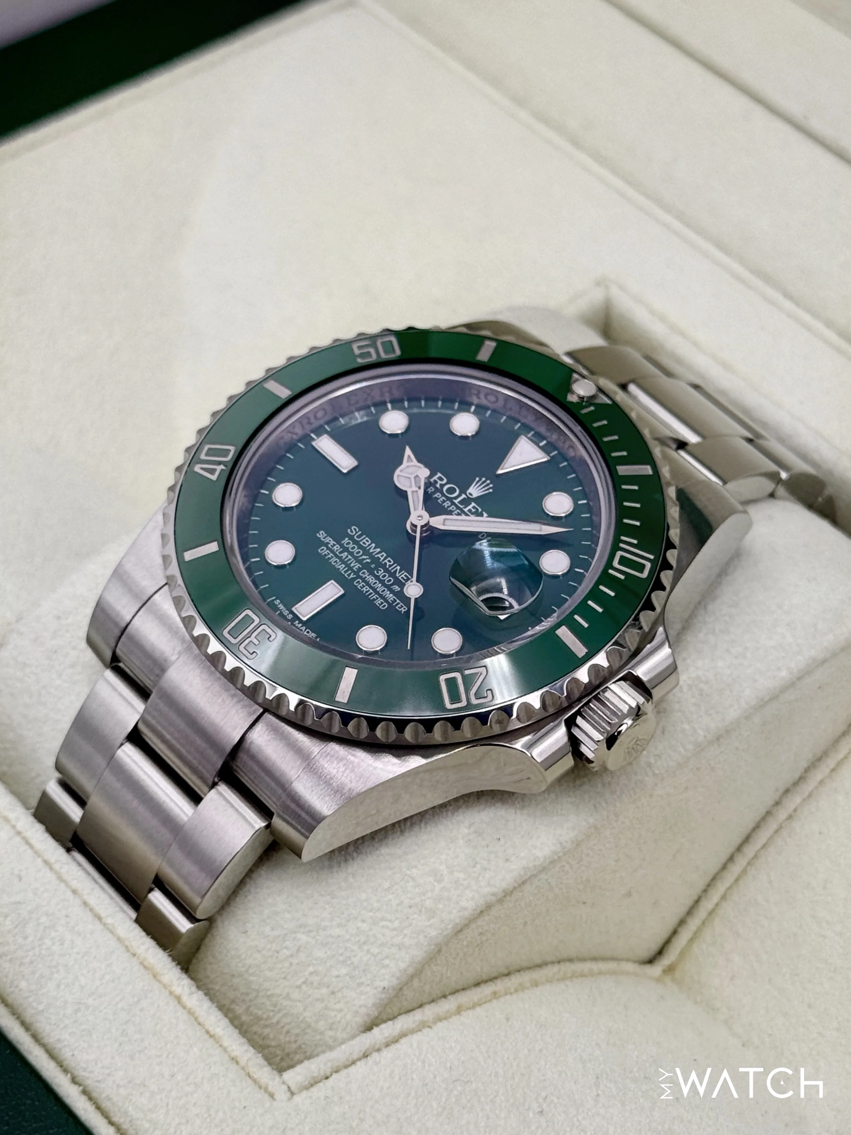 2015 Rolex Submariner “Hulk” 40mm 116610LV Green Dial - Image 5