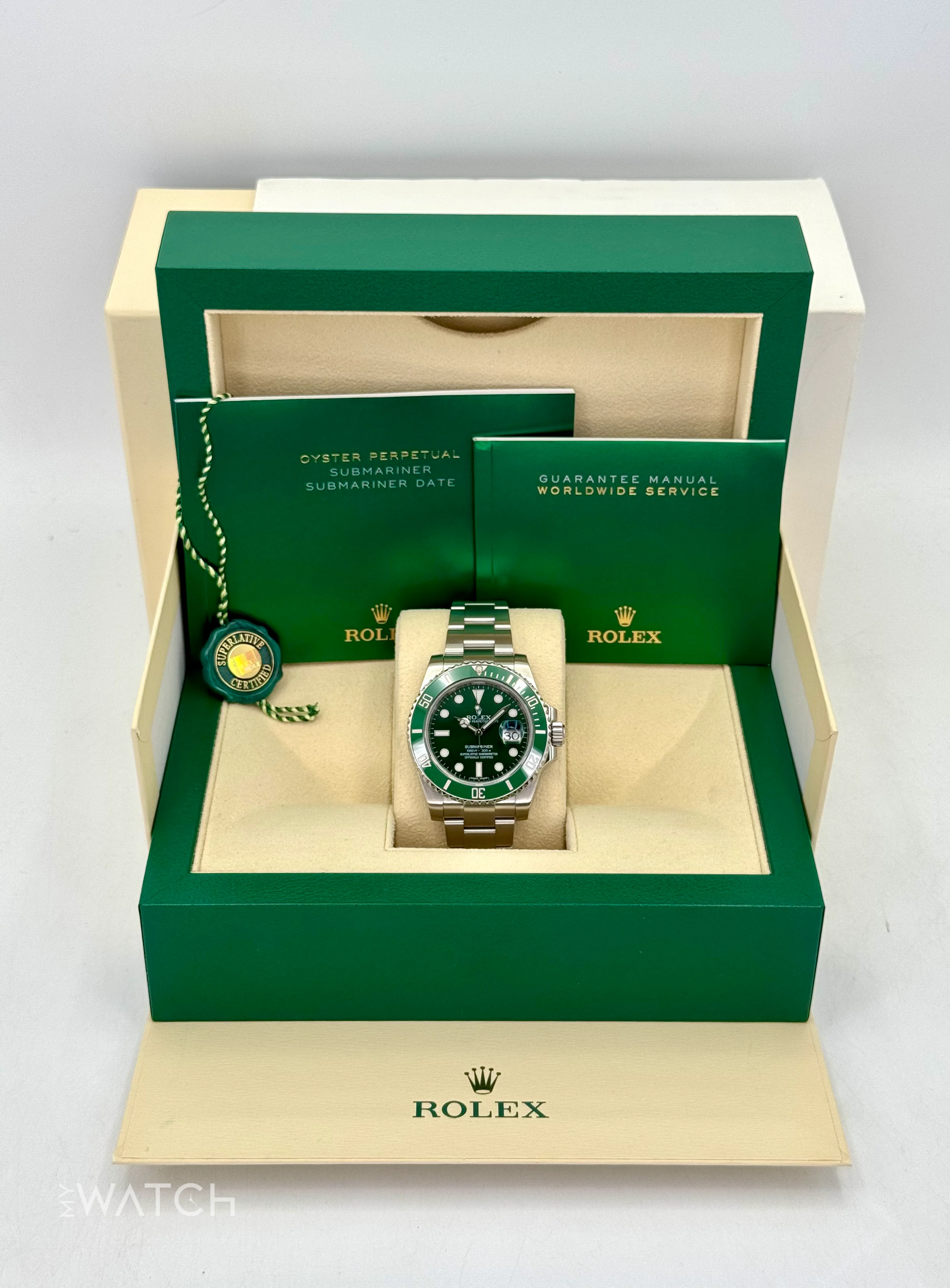 2015 Rolex Submariner “Hulk” 40mm 116610LV Green Dial - Image 9