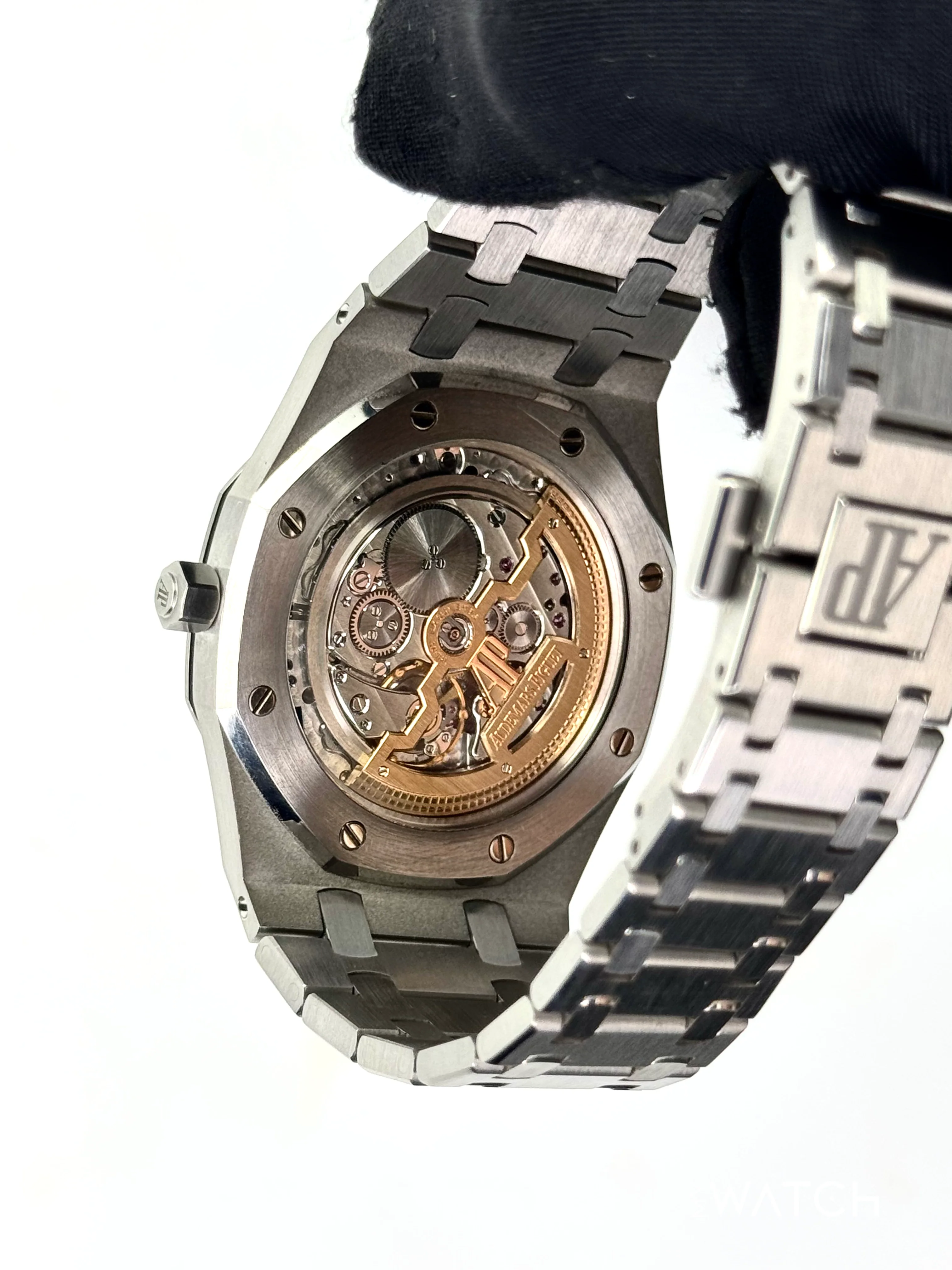 2016 Audemars Piguet  Royal Oak  39mm 15202ST Stainless Steel Blue Dial - Image 7