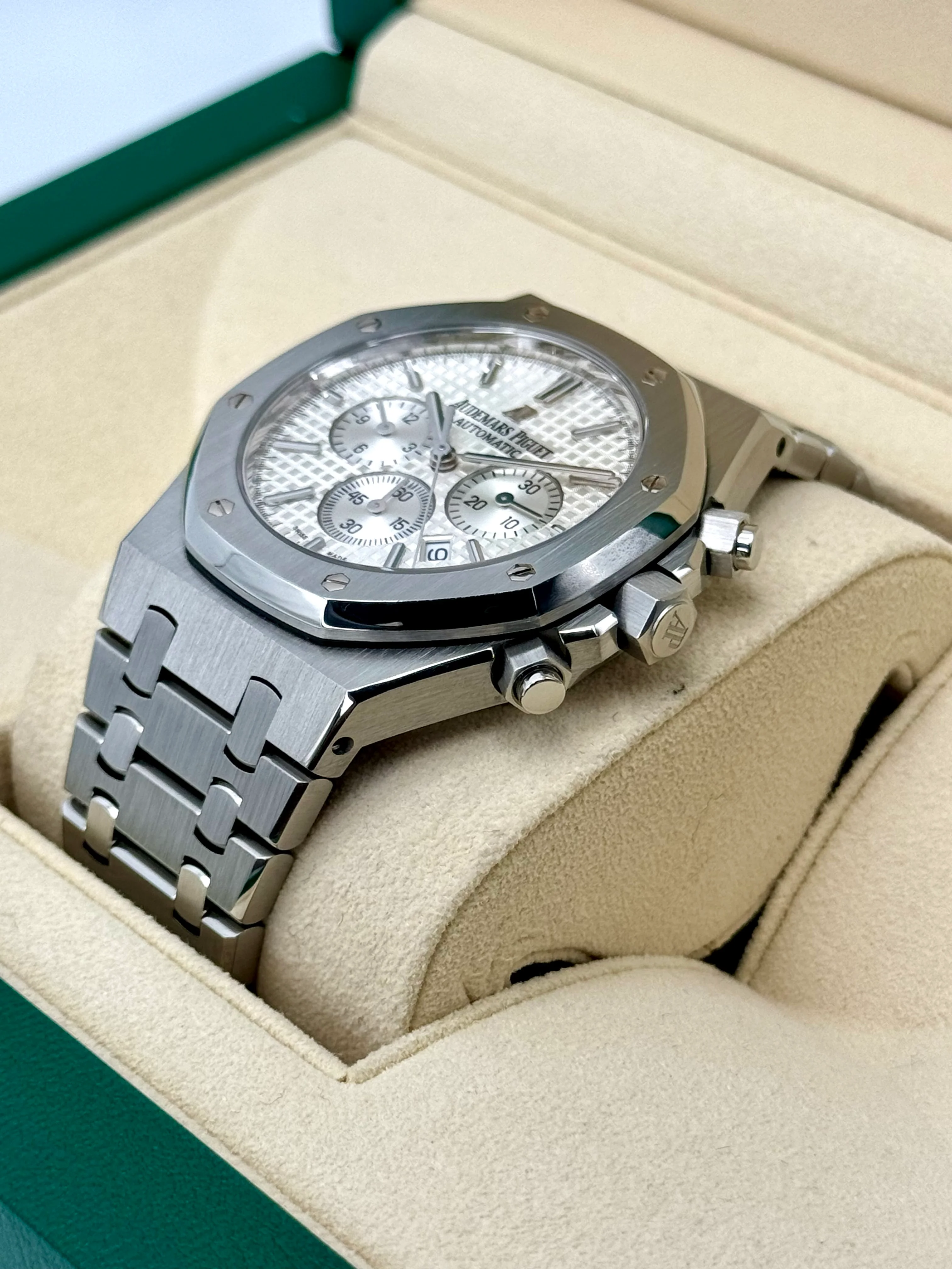 2016 Audemars Piguet Royal Oak Chronograph 41mm 26320ST White Dial - Image 5