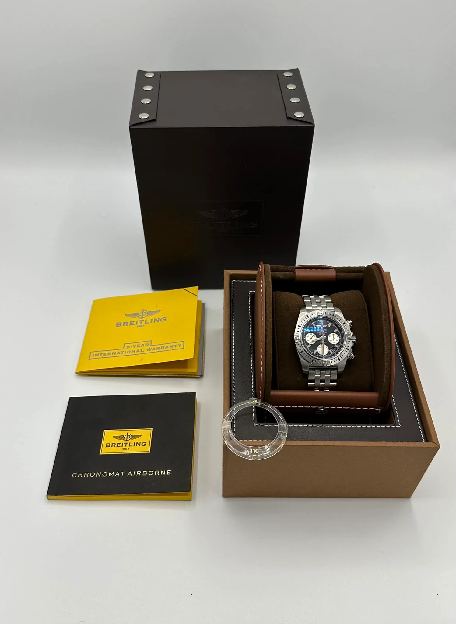 2016 Breitling Chronomat Airborn 41mm AB01442J/BD26 Black Dial - Image 11