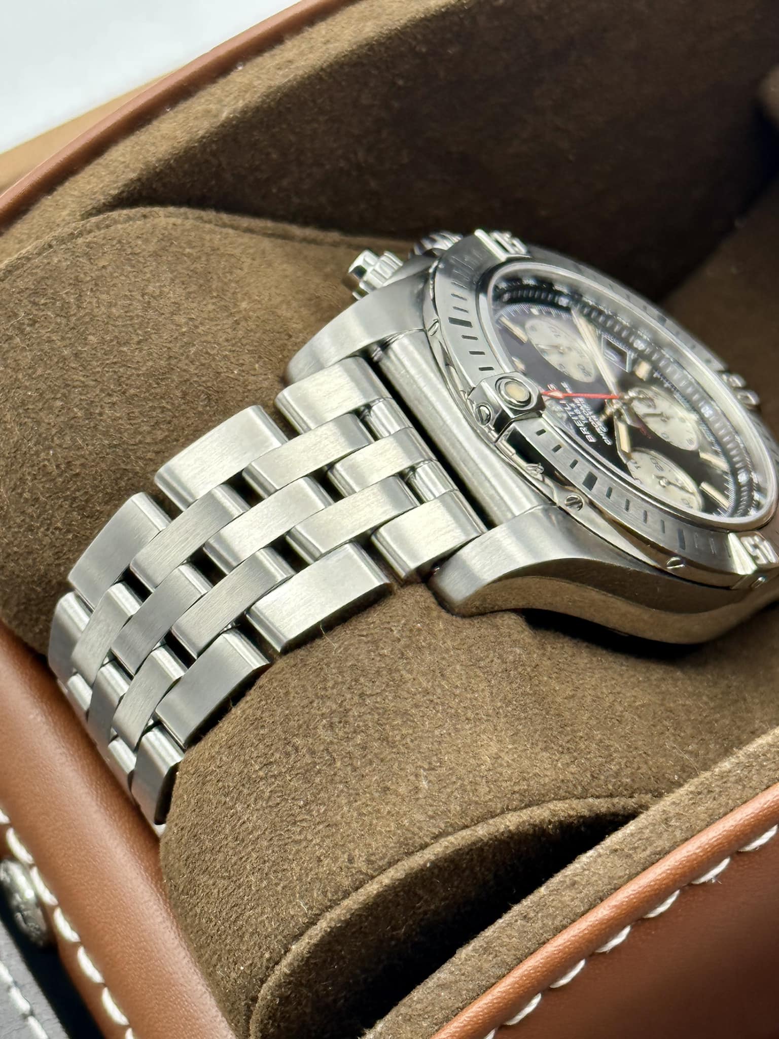 2016 Breitling Chronomat Airborn 41mm AB01442J/BD26 Black Dial - Image 8
