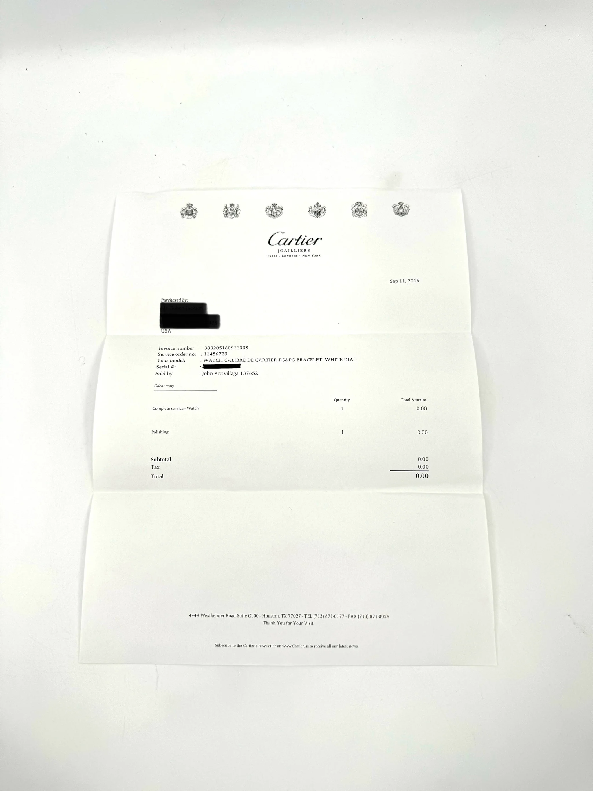 2016 Cartier Calibre de Cartier 42mm W7100018 Rose Gold White Dial - Image 13